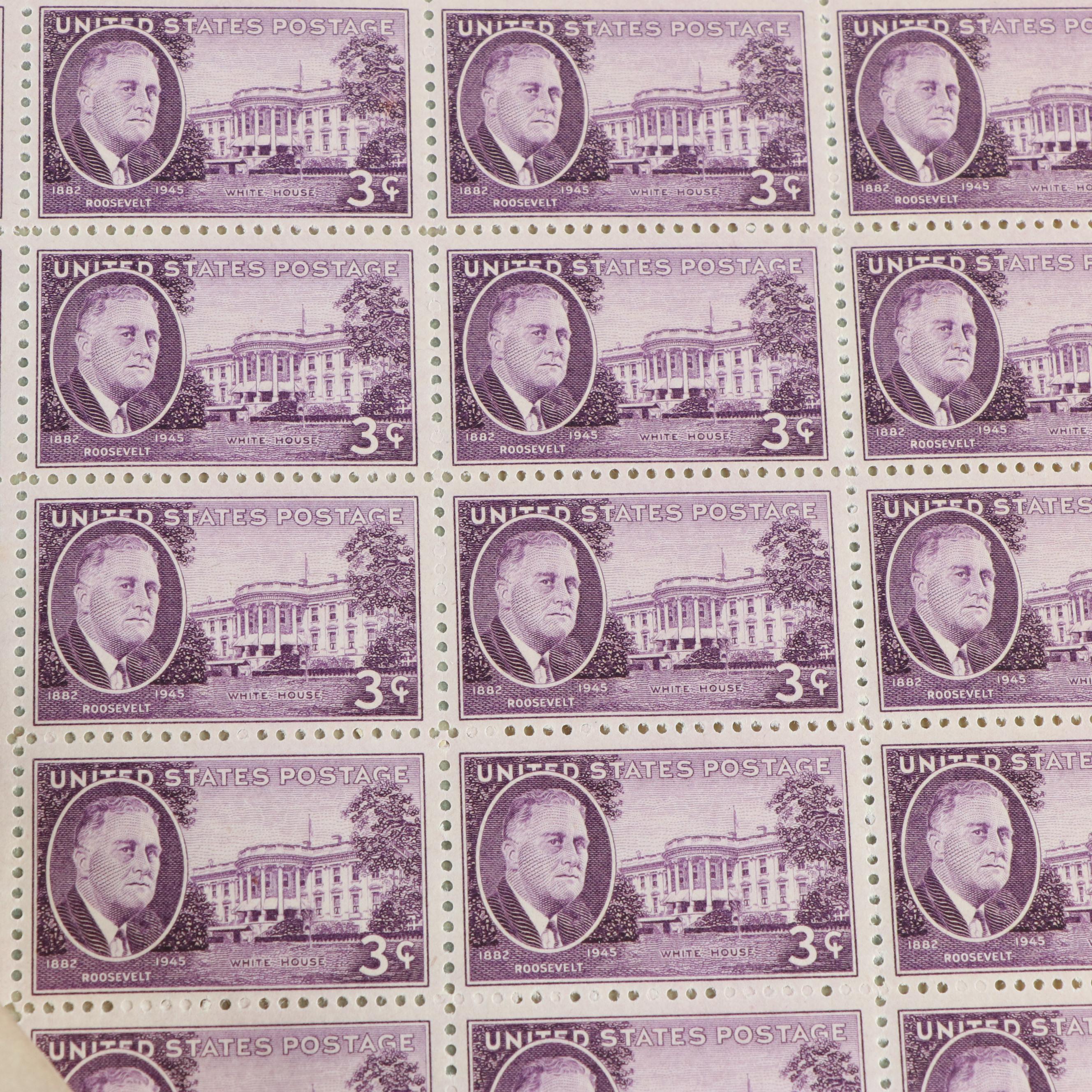 Large Group of Postage Stamps