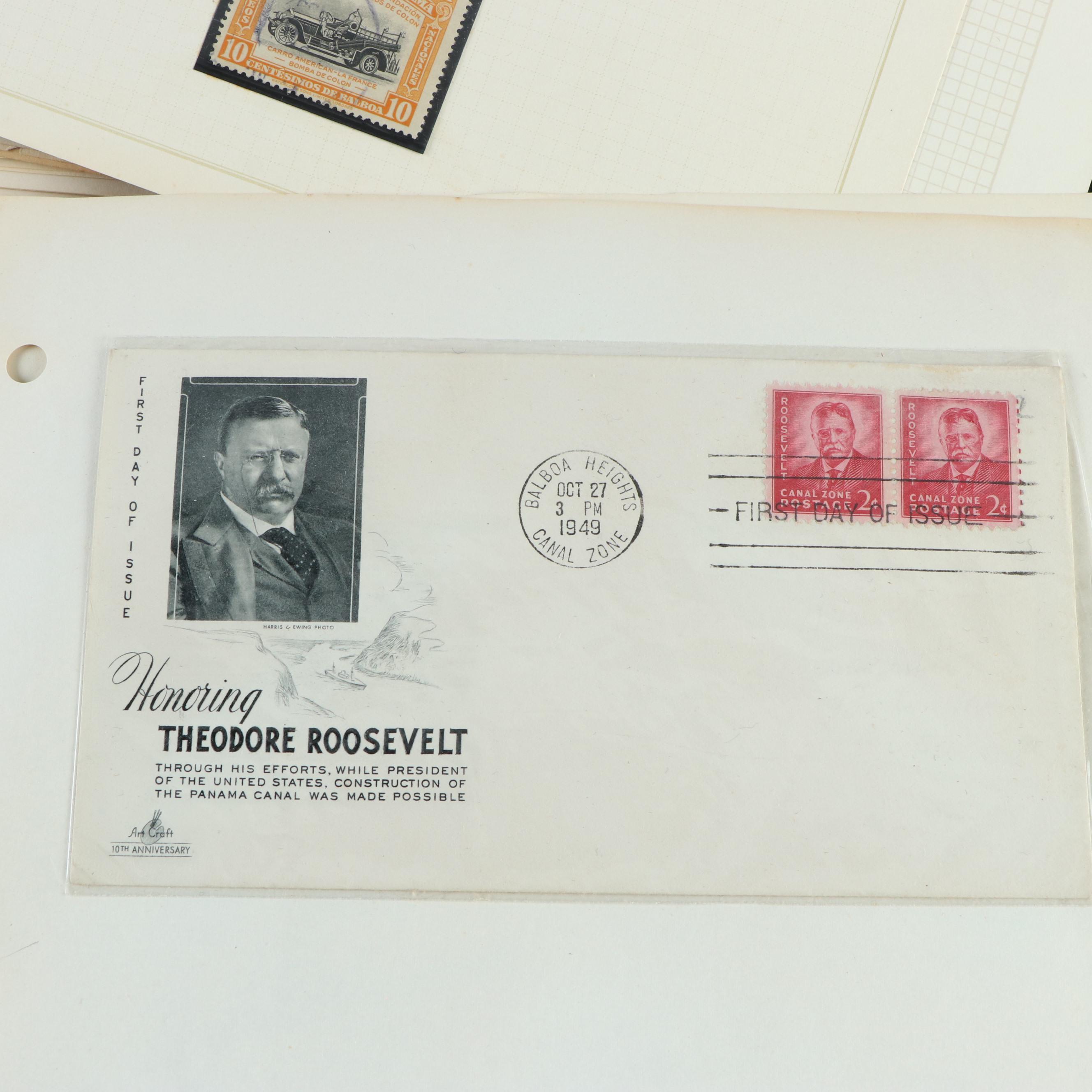 Large Group of Postage Stamps