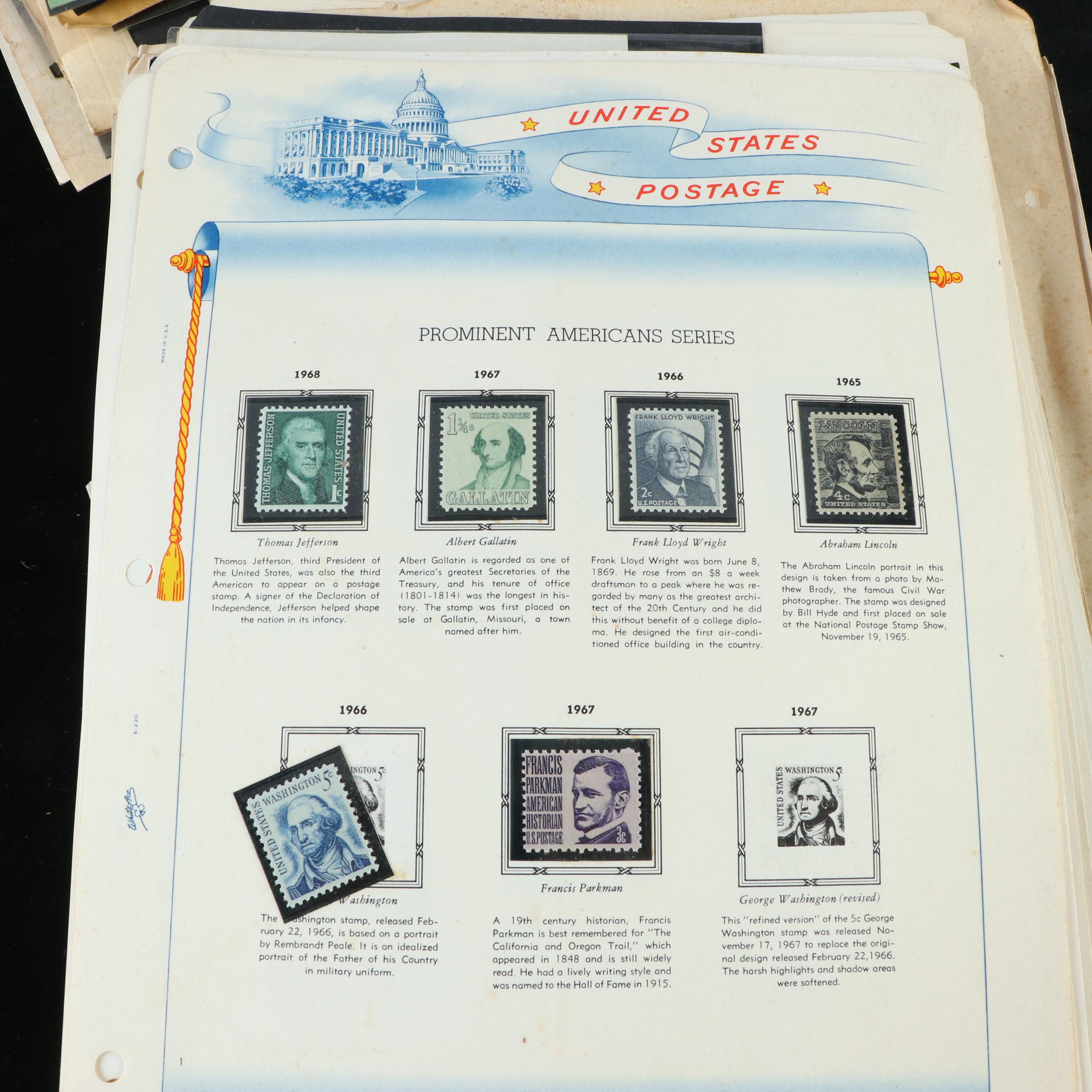 Large Group of Postage Stamps