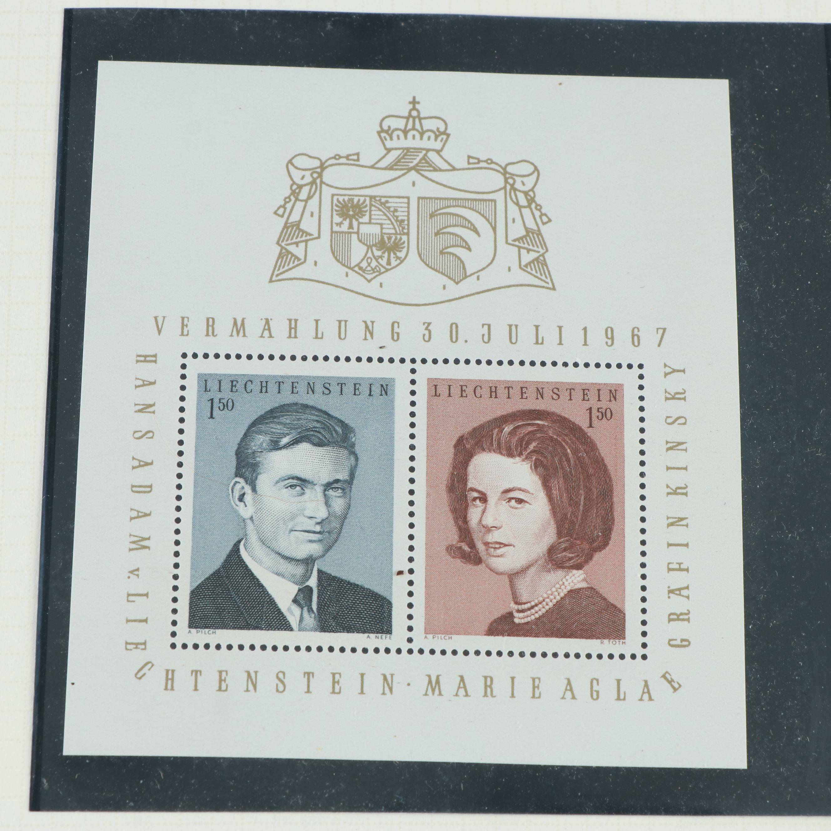 Large Group of Postage Stamps