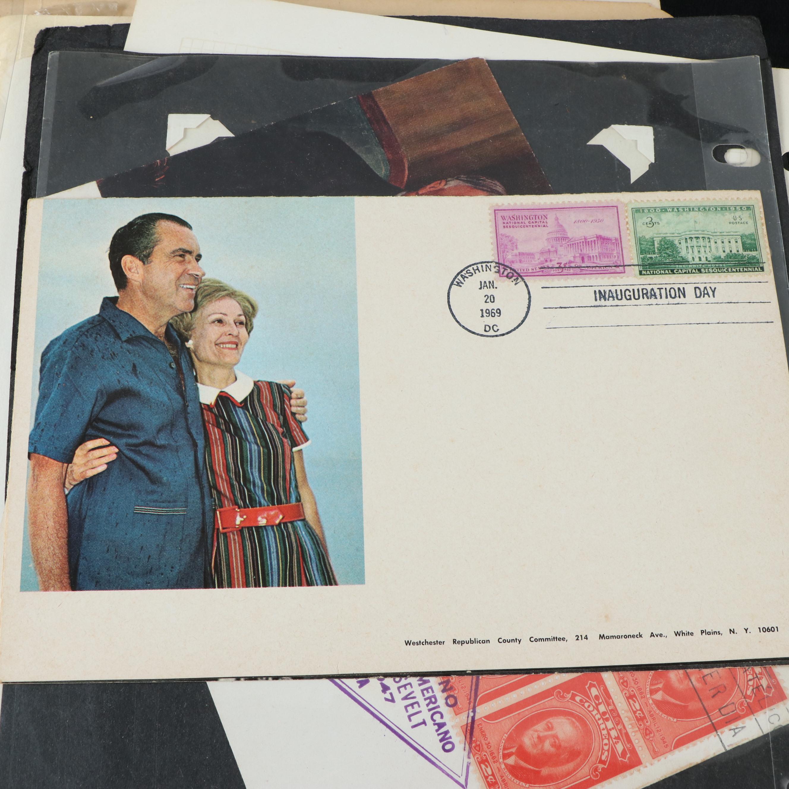 Large Group of Postage Stamps