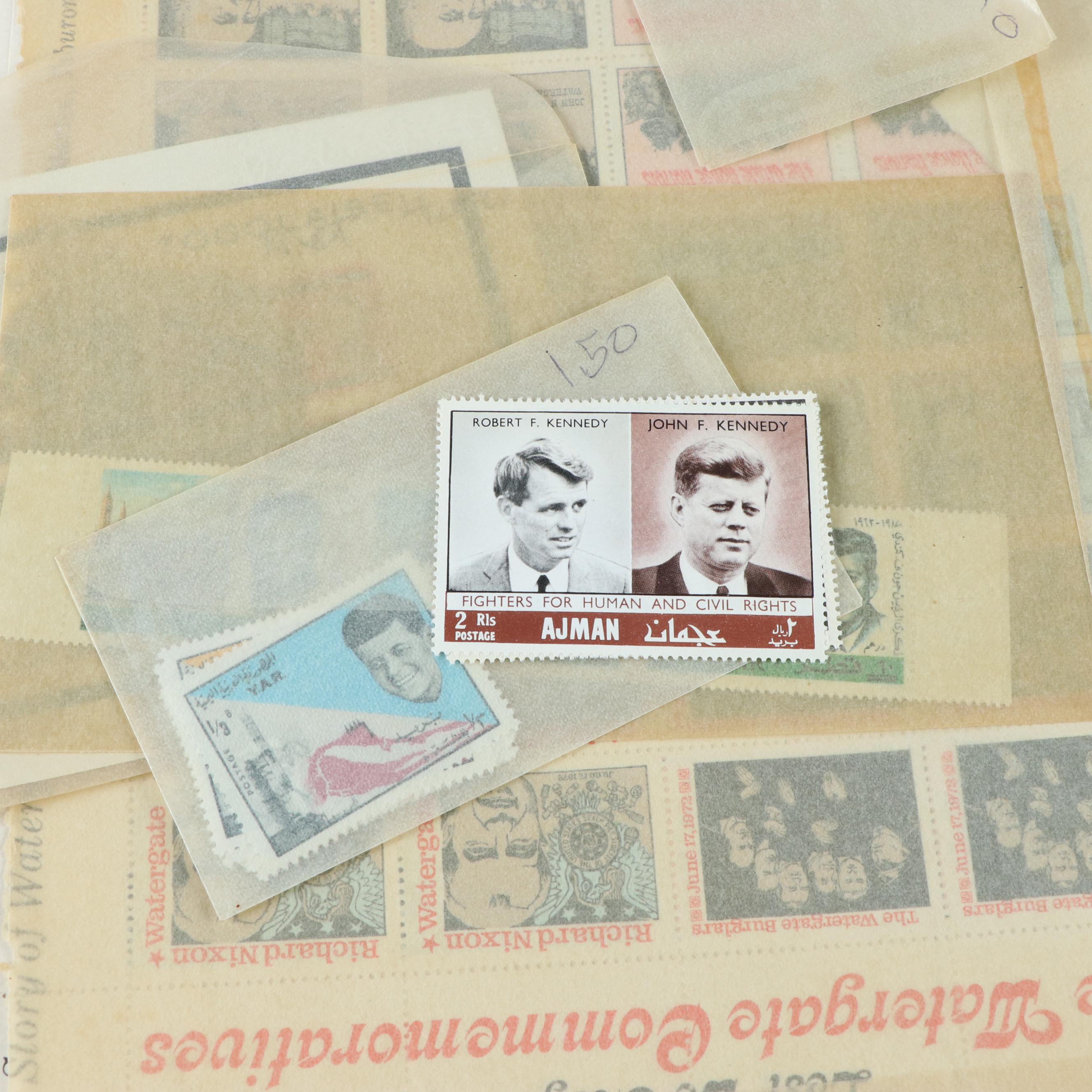 Large Group of Postage Stamps