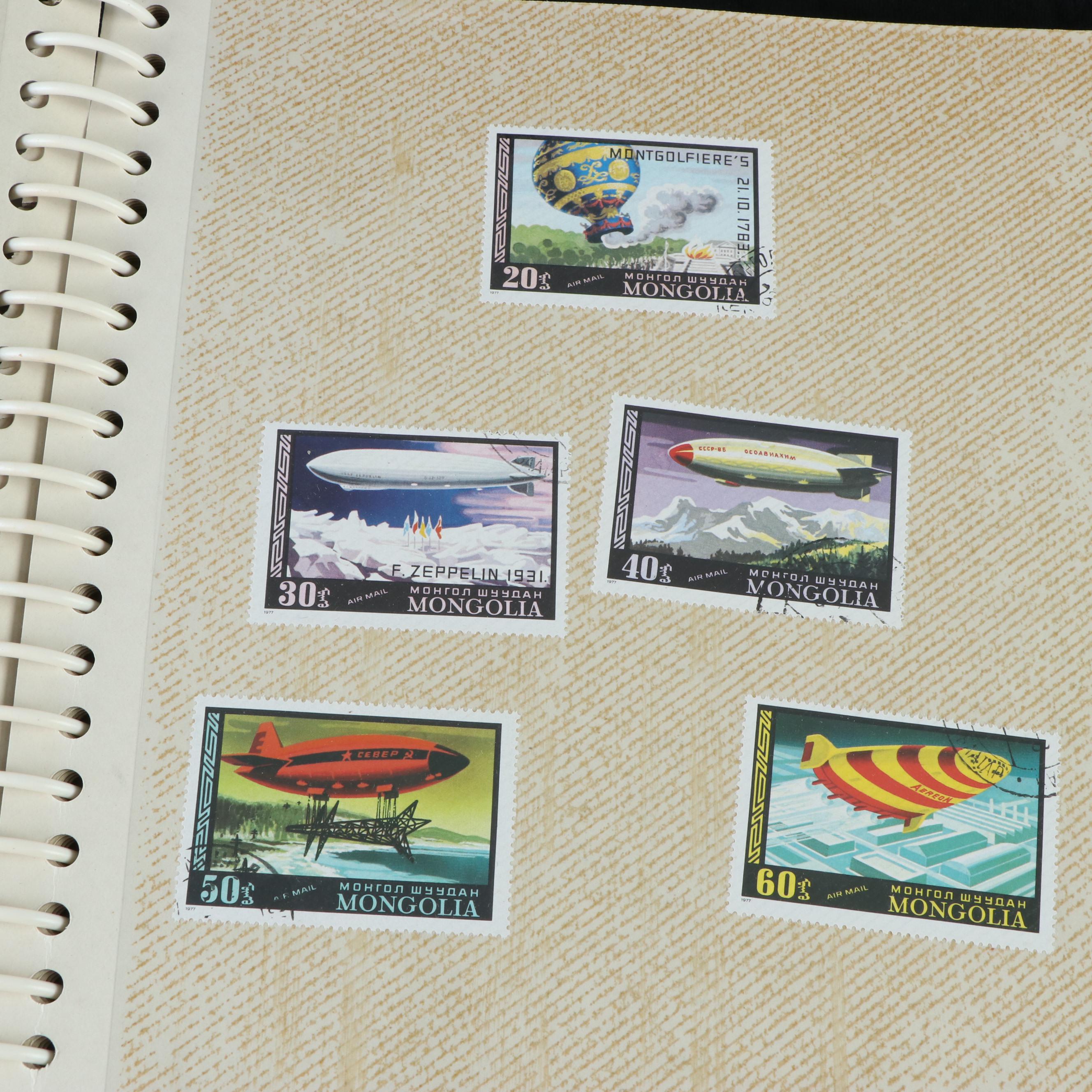 Large Group of Postage Stamps
