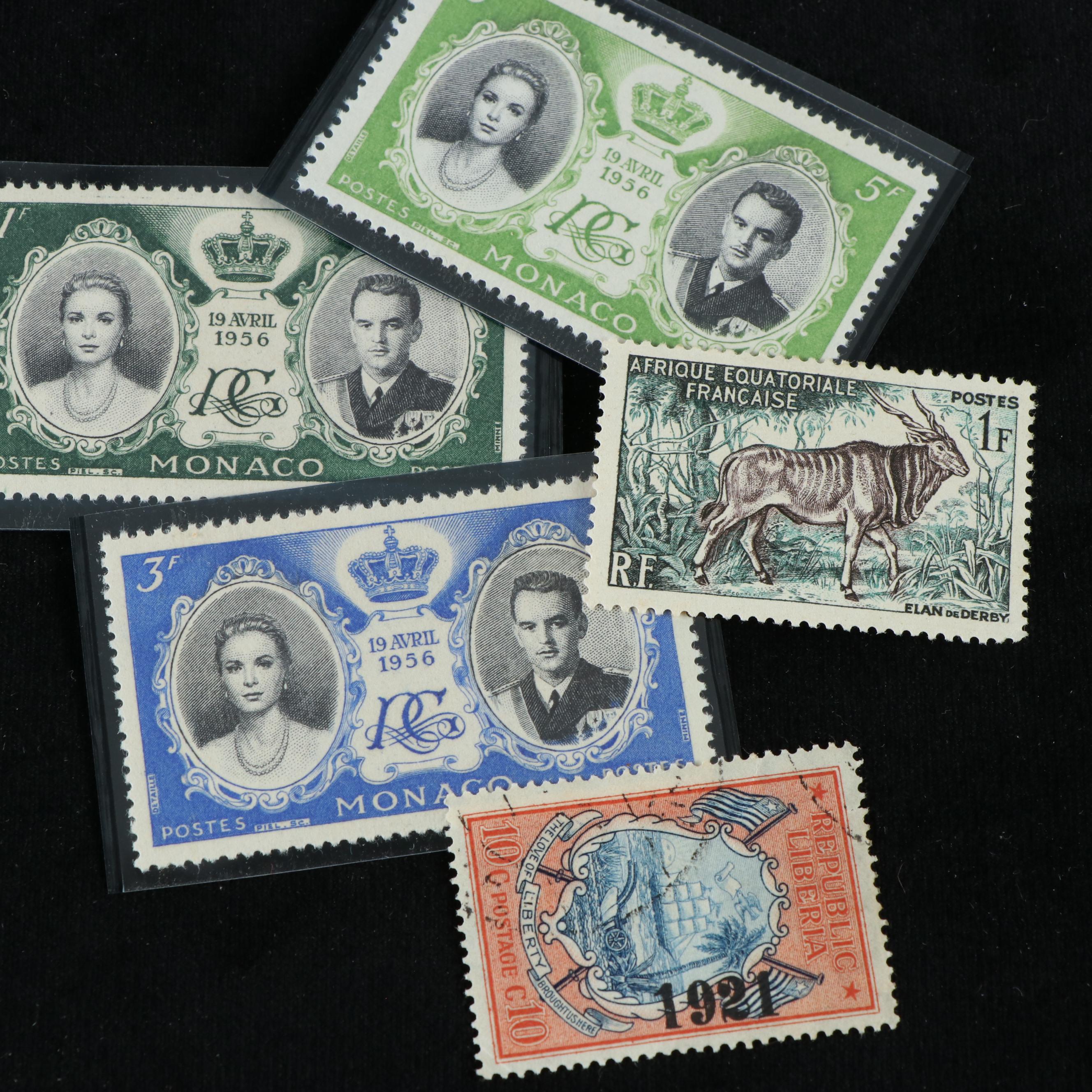 Large Group of Postage Stamps