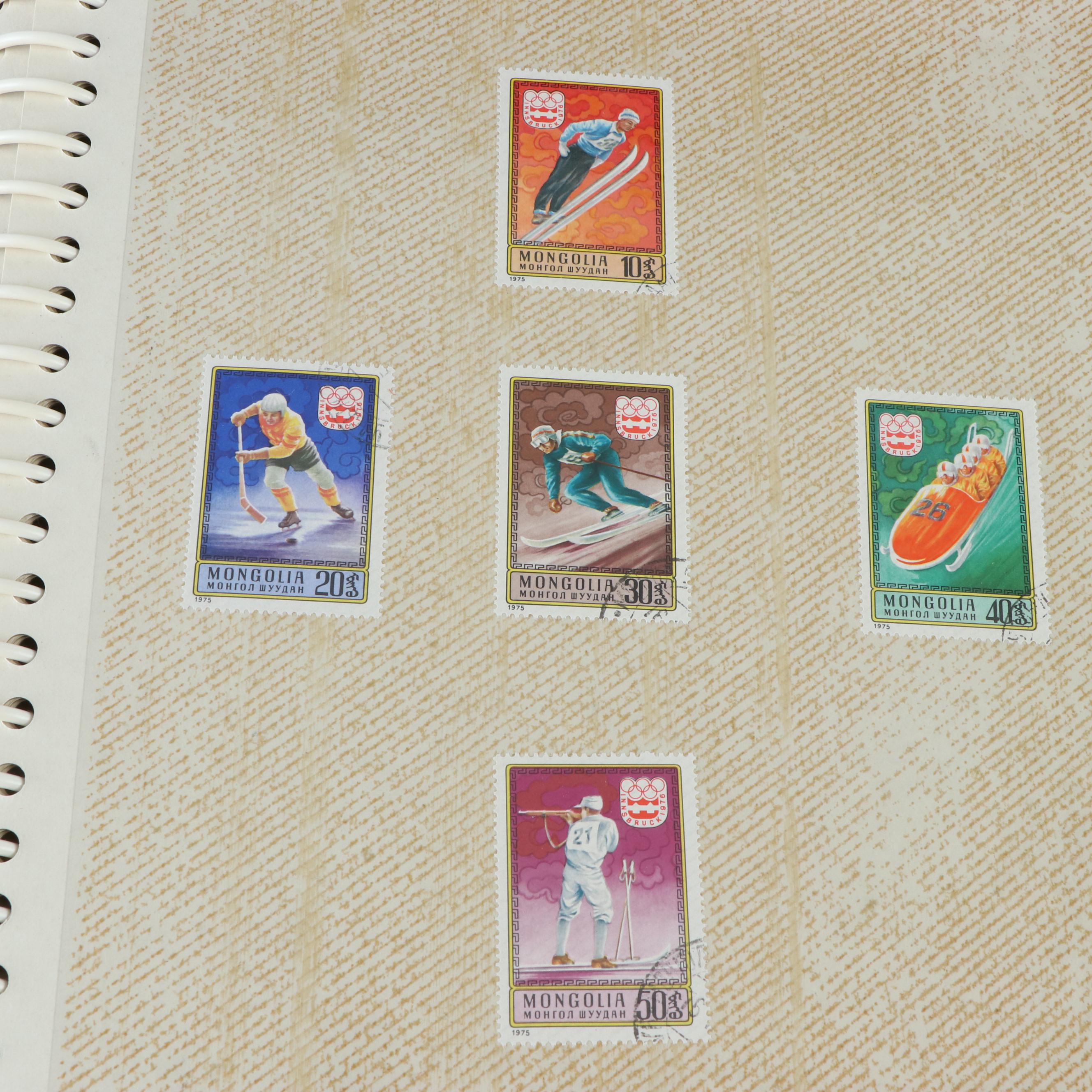 Large Group of Postage Stamps