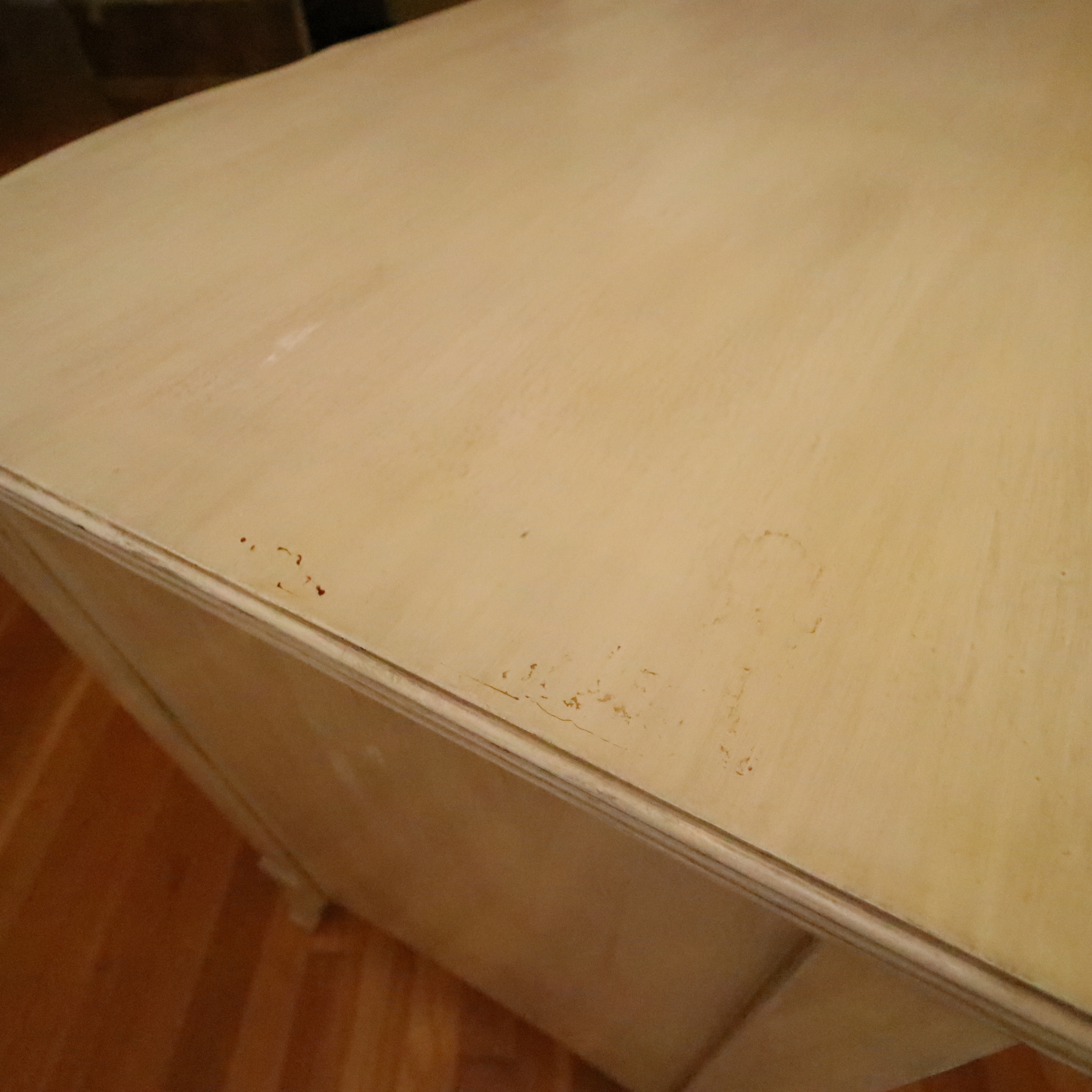 Thomasville Huntley Furniture Painted Full Bed, Vanity and Nightstand