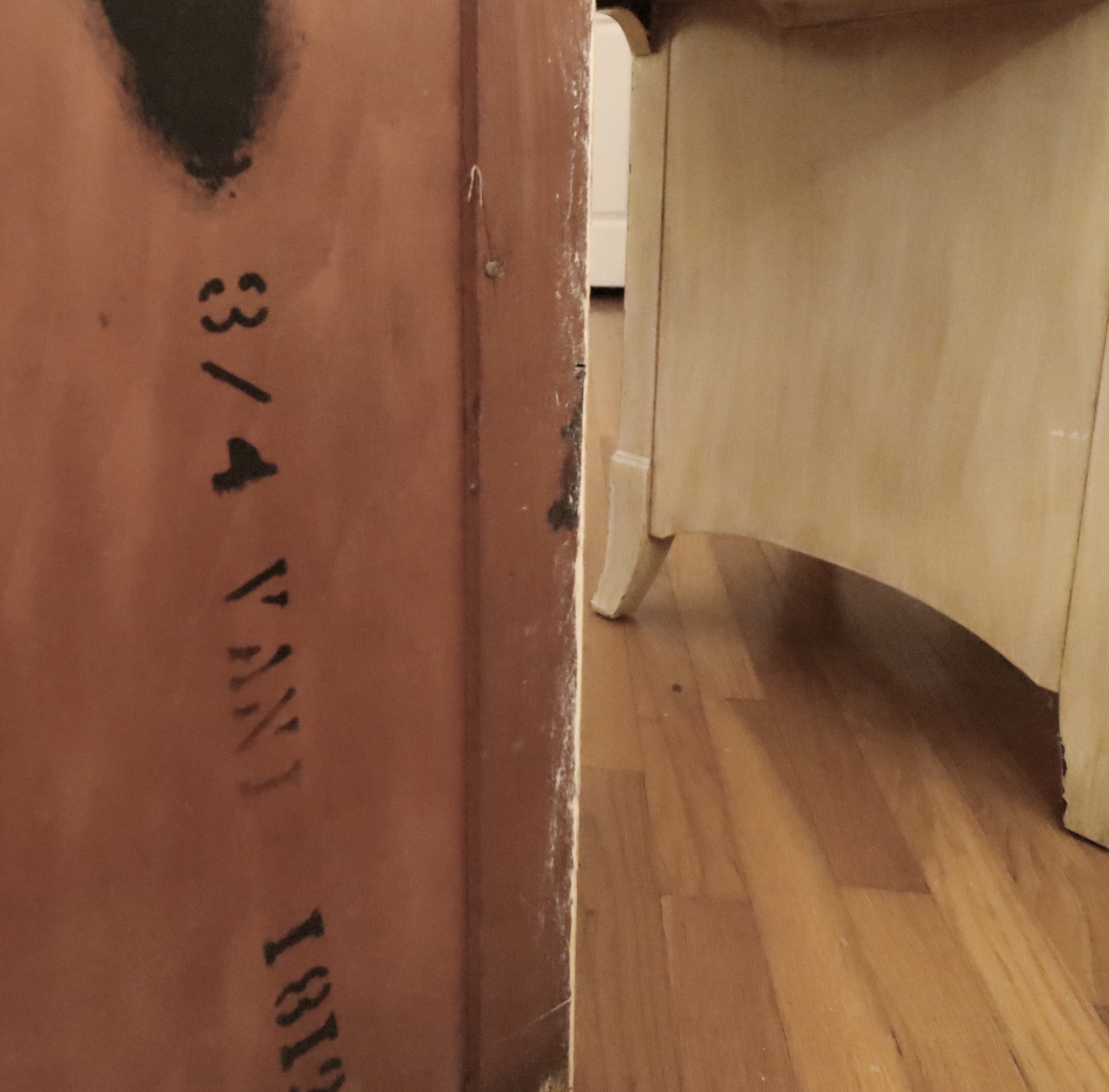 Thomasville Huntley Furniture Painted Full Bed, Vanity and Nightstand