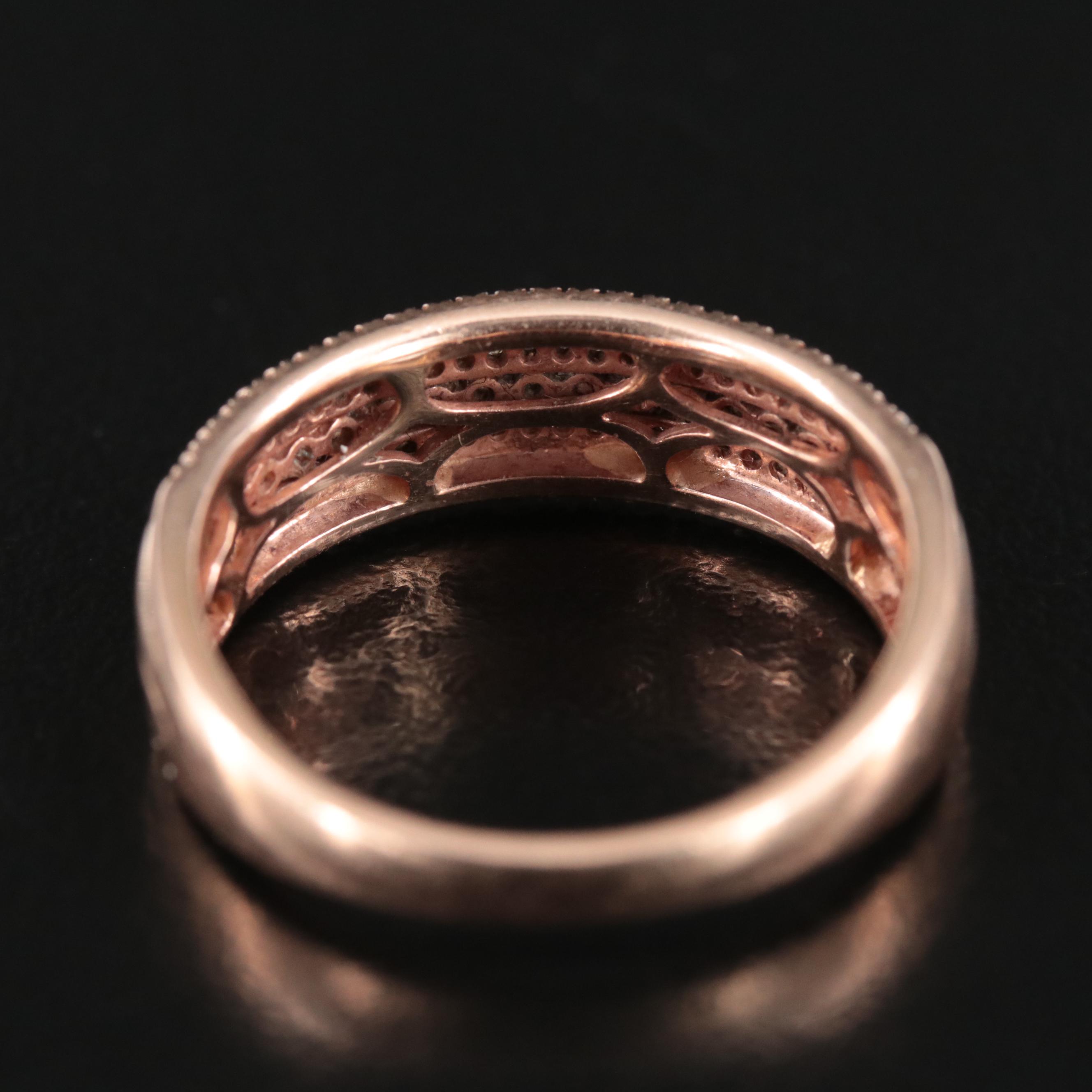 10K Rose Gold 0.50 CTW Diamond Ring