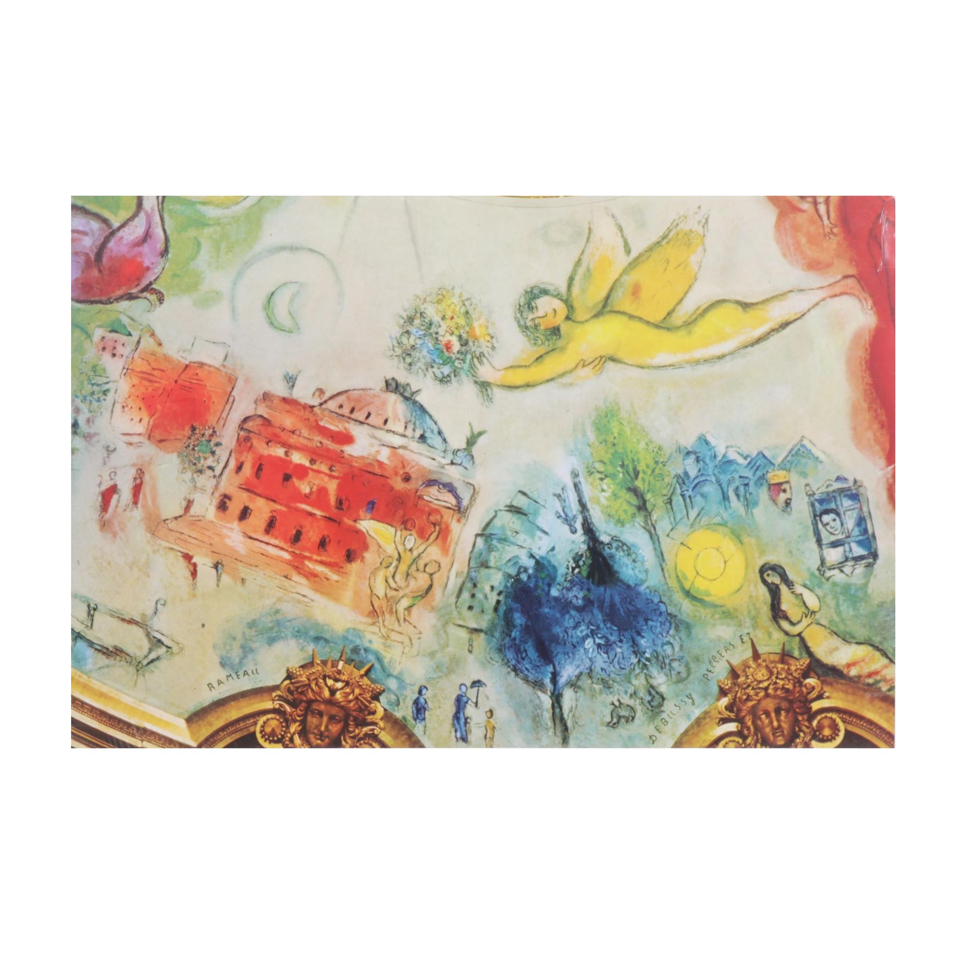 Offset Lithograph After Marc Chagall From "Le Plafond de l'Opéra de Paris"