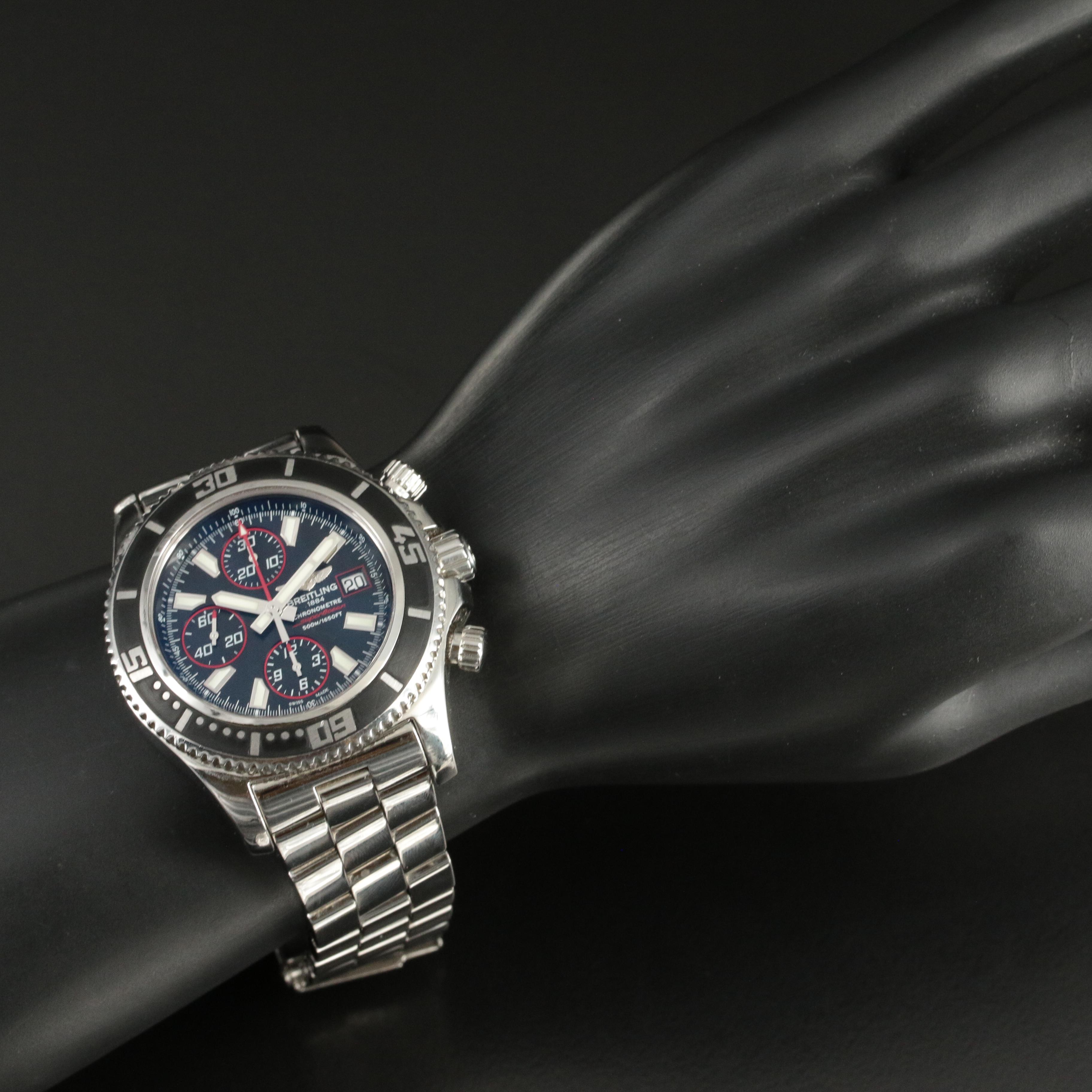 Breitling SuperOcean 44 Stainless Steel Chronograph Watch