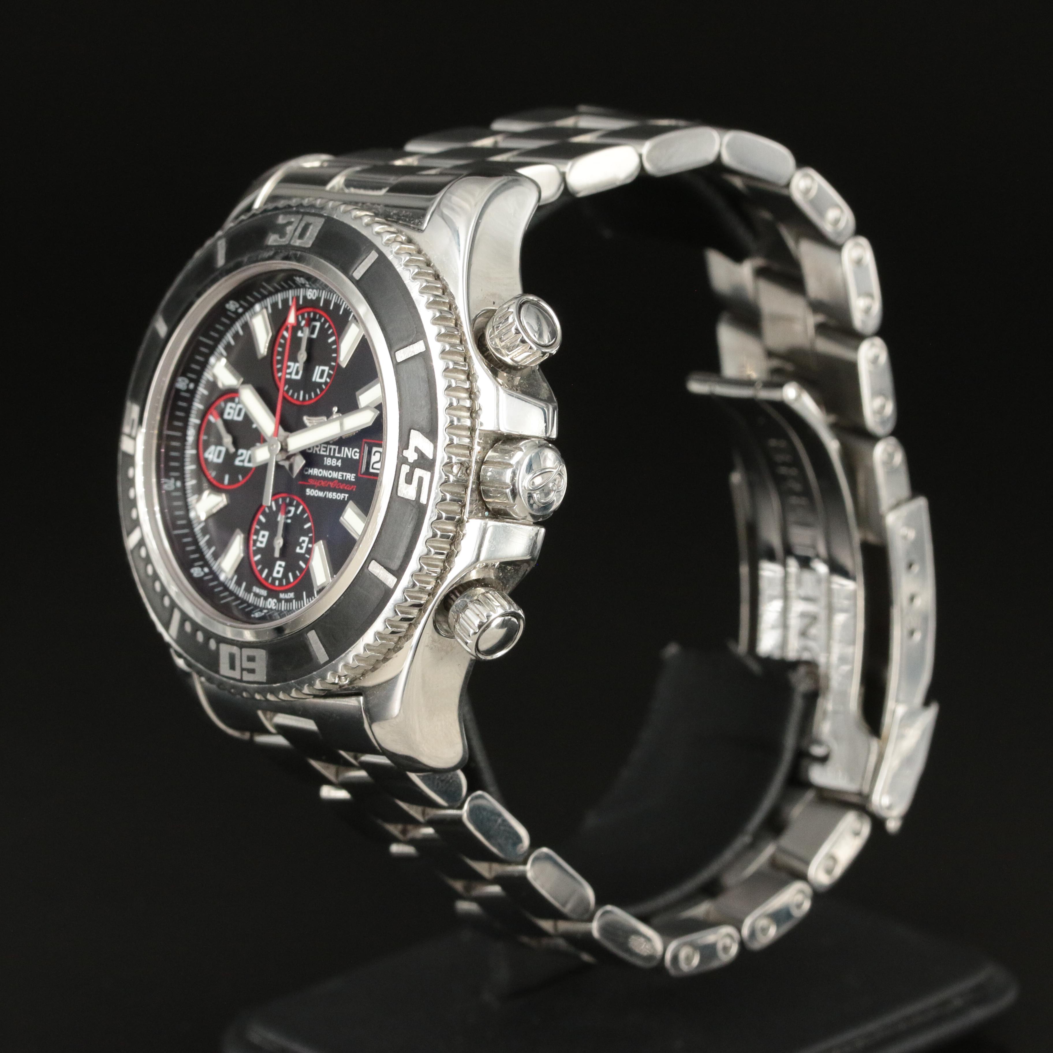 Breitling SuperOcean 44 Stainless Steel Chronograph Watch