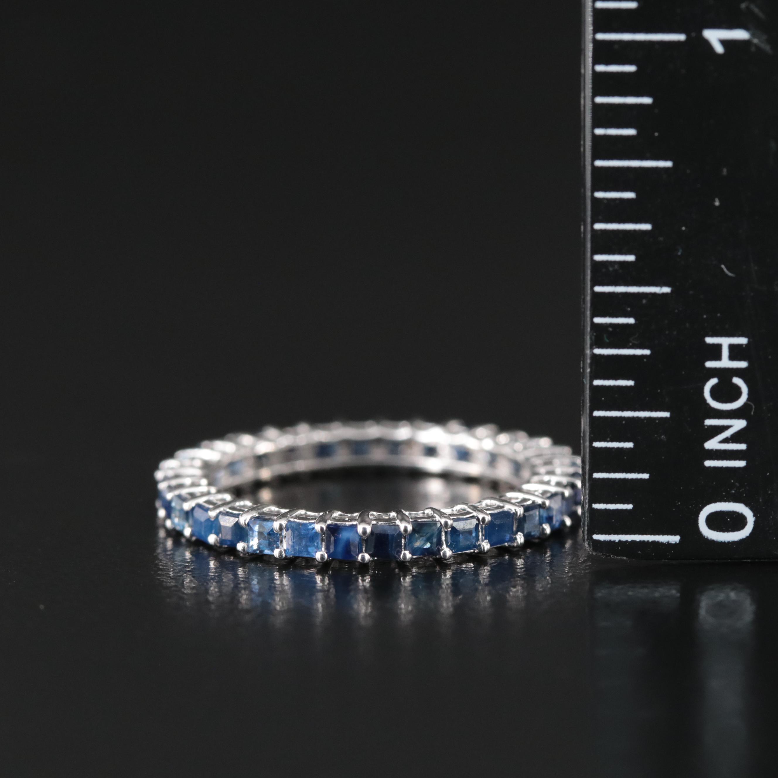 14K 1.92 CTW Sapphire Eternity Band