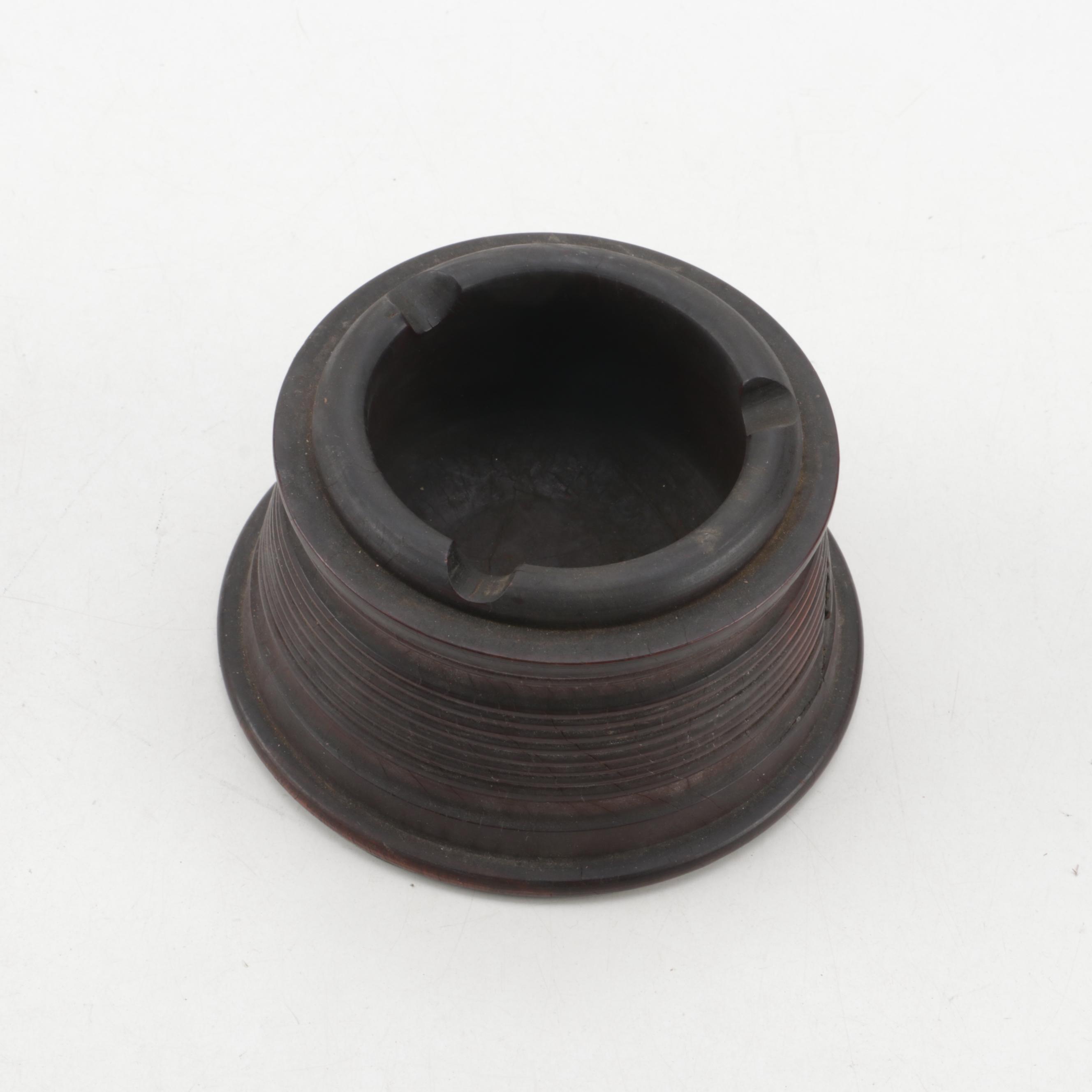 Brass Trolley Clapper Bell with Victorian Door Knockers