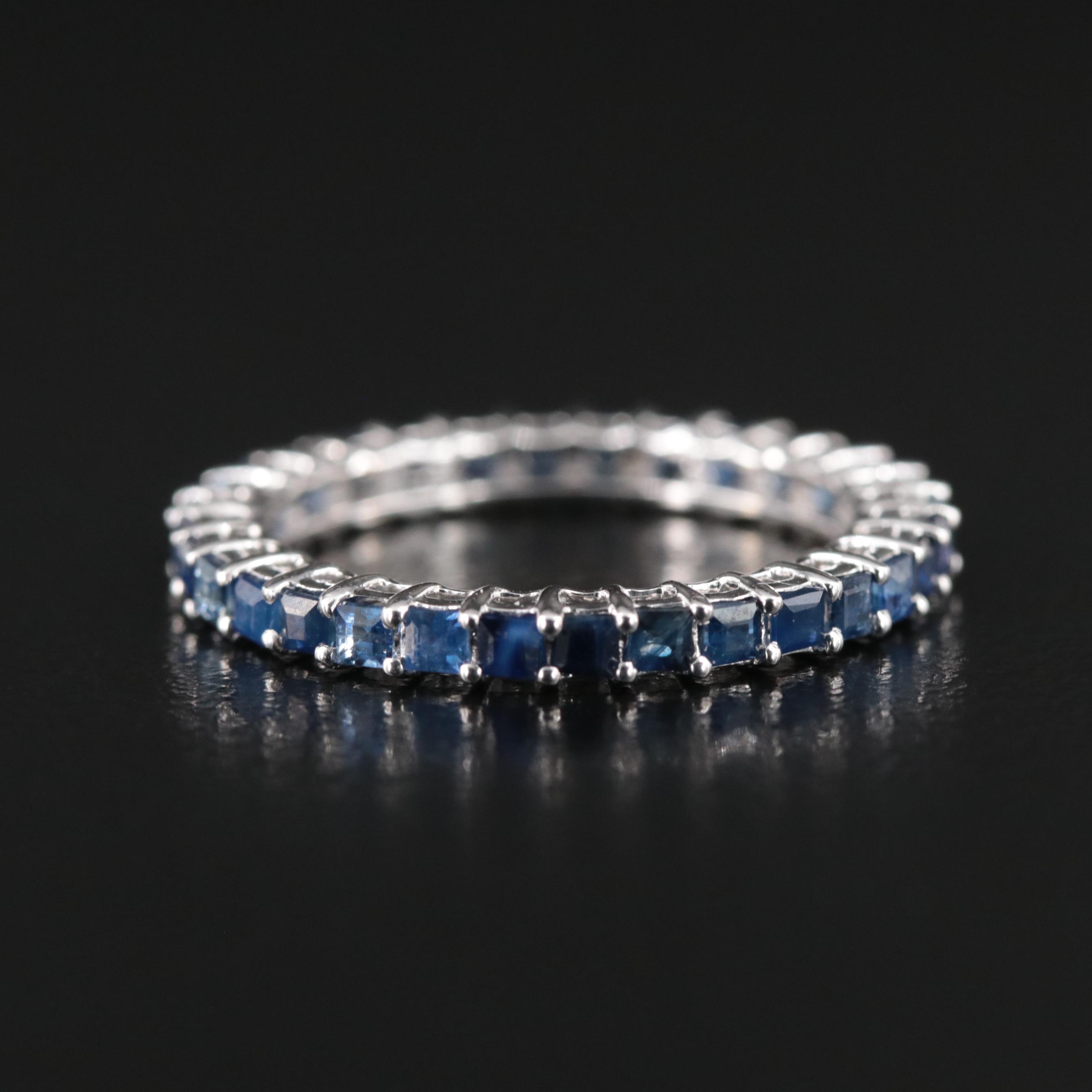 14K 1.92 CTW Sapphire Eternity Band