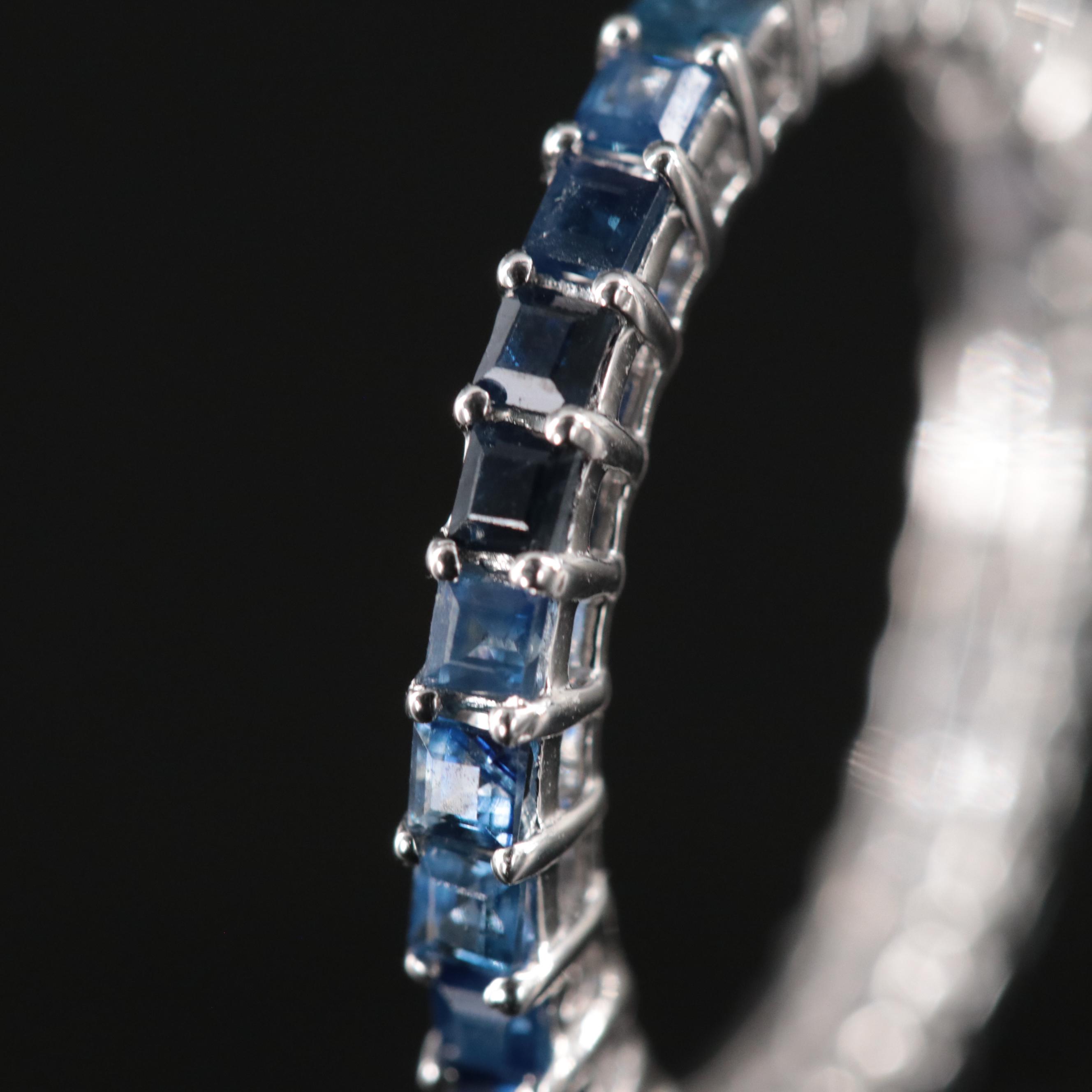 14K 1.92 CTW Sapphire Eternity Band