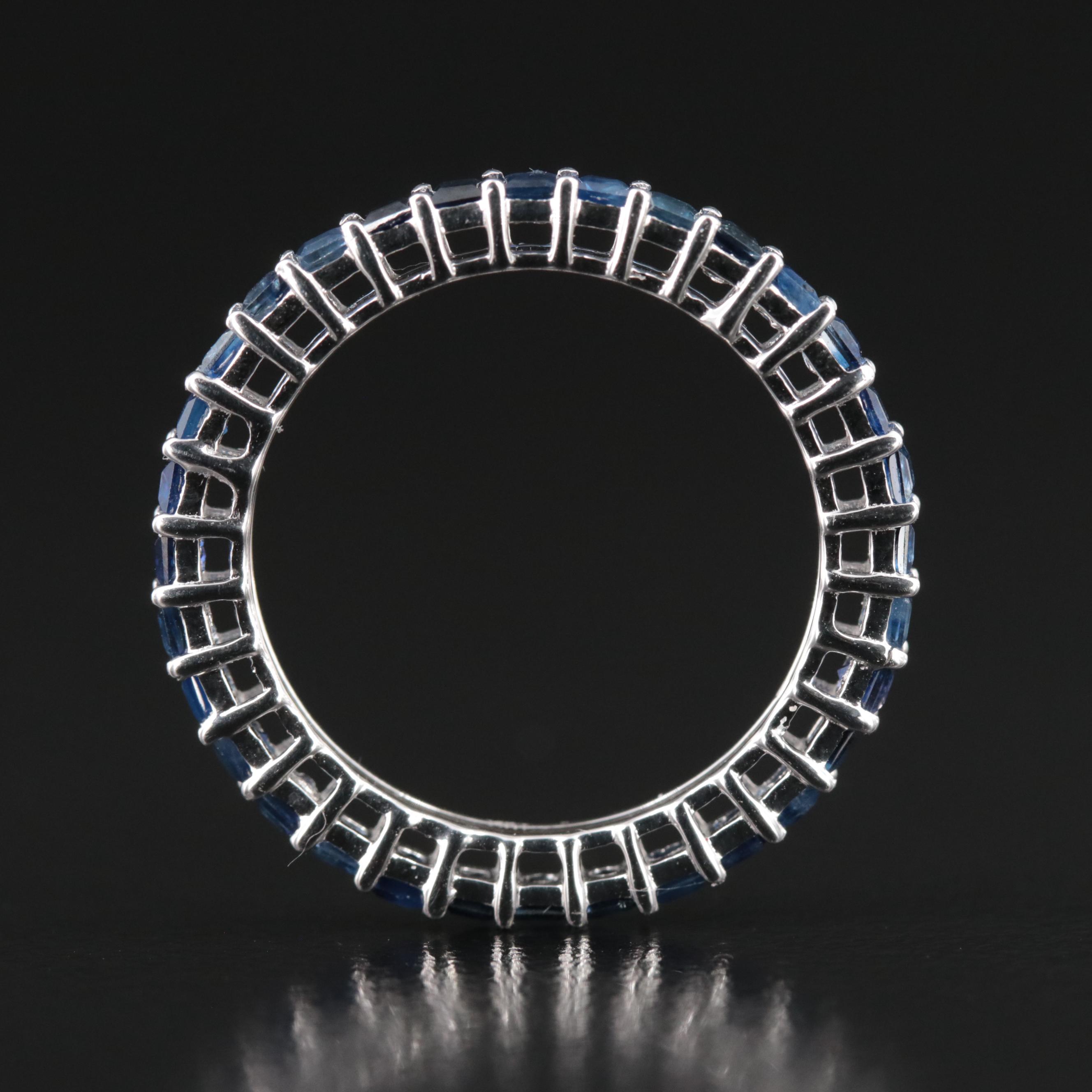 14K 1.92 CTW Sapphire Eternity Band