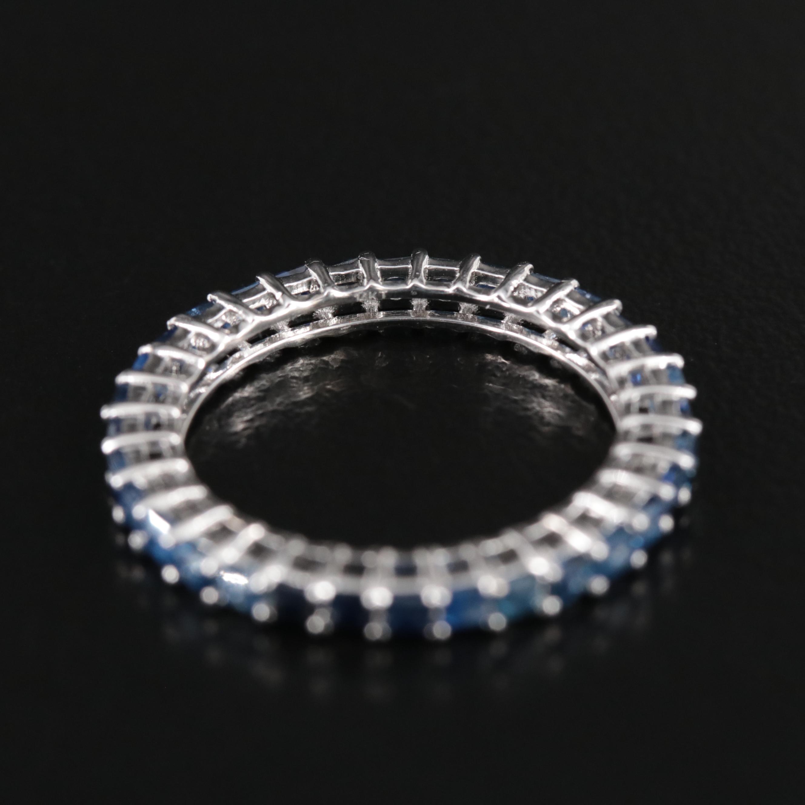 14K 1.92 CTW Sapphire Eternity Band