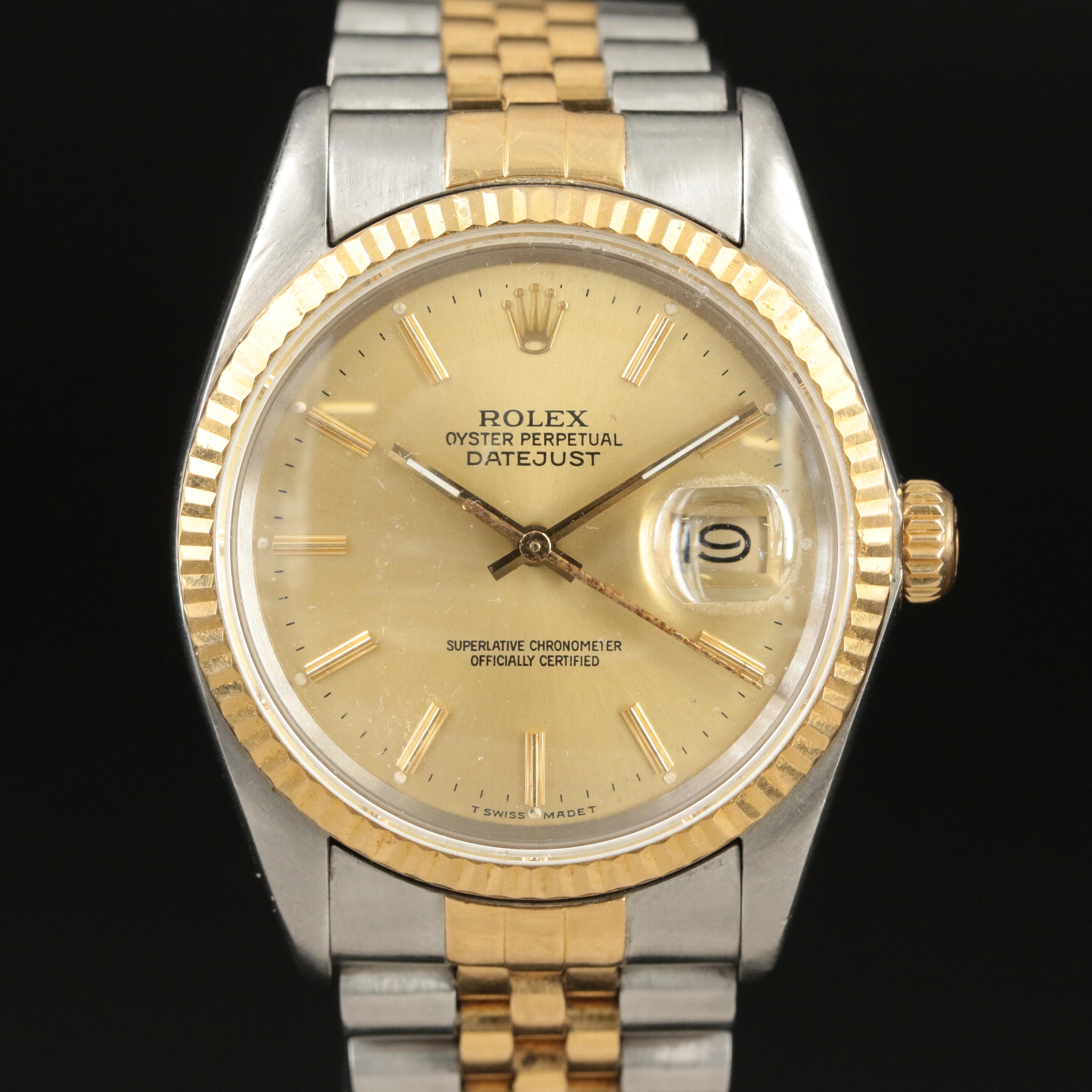 1985 Rolex Oyster Perpetual Datejust Watch
