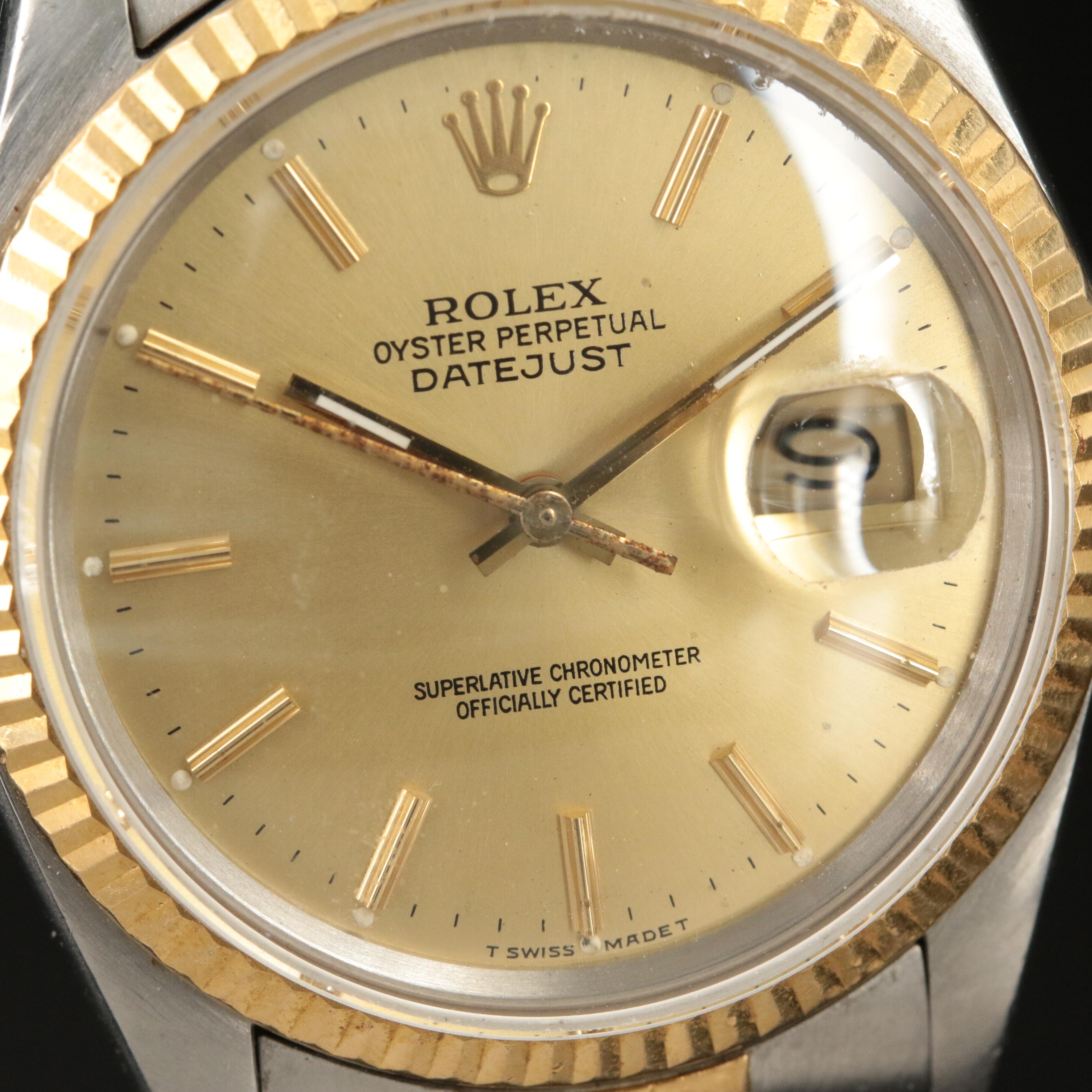 1985 Rolex Oyster Perpetual Datejust Watch