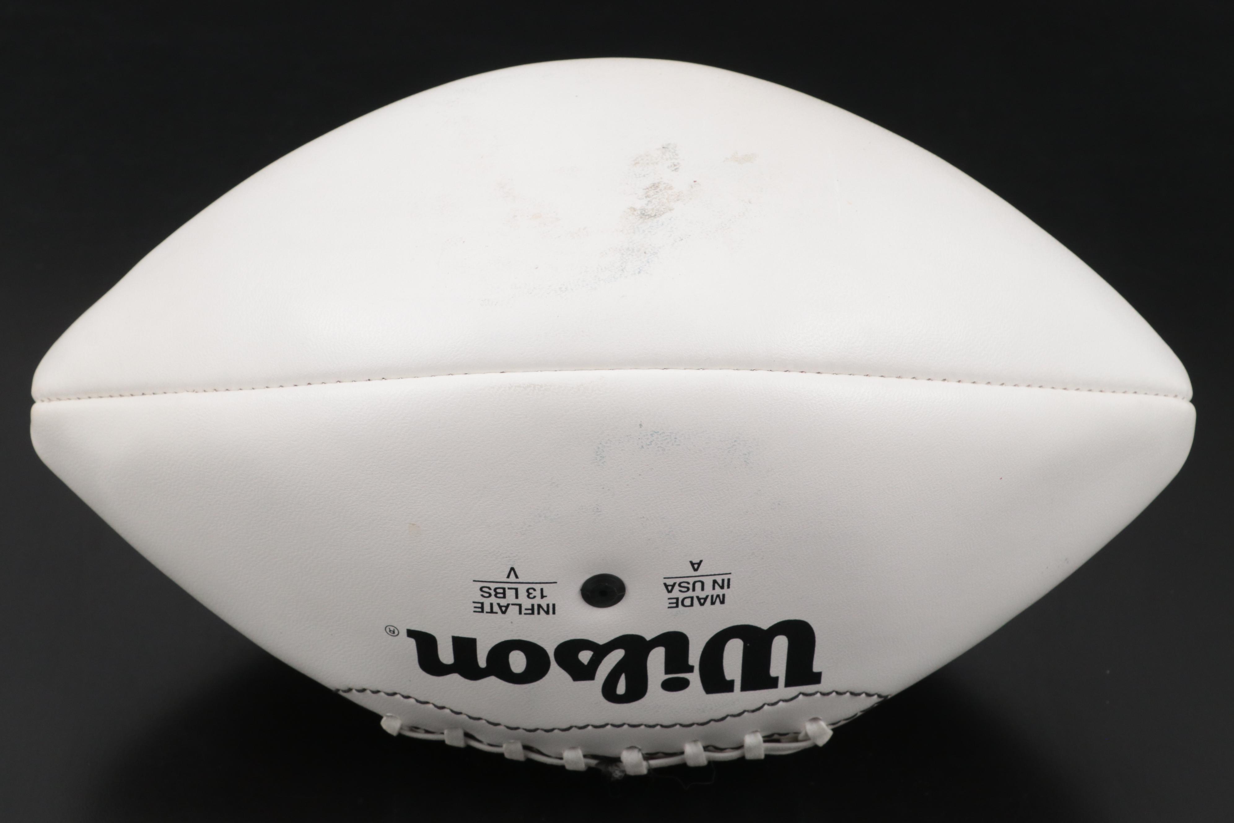 Jim Brown Signed Wilson NFL Football