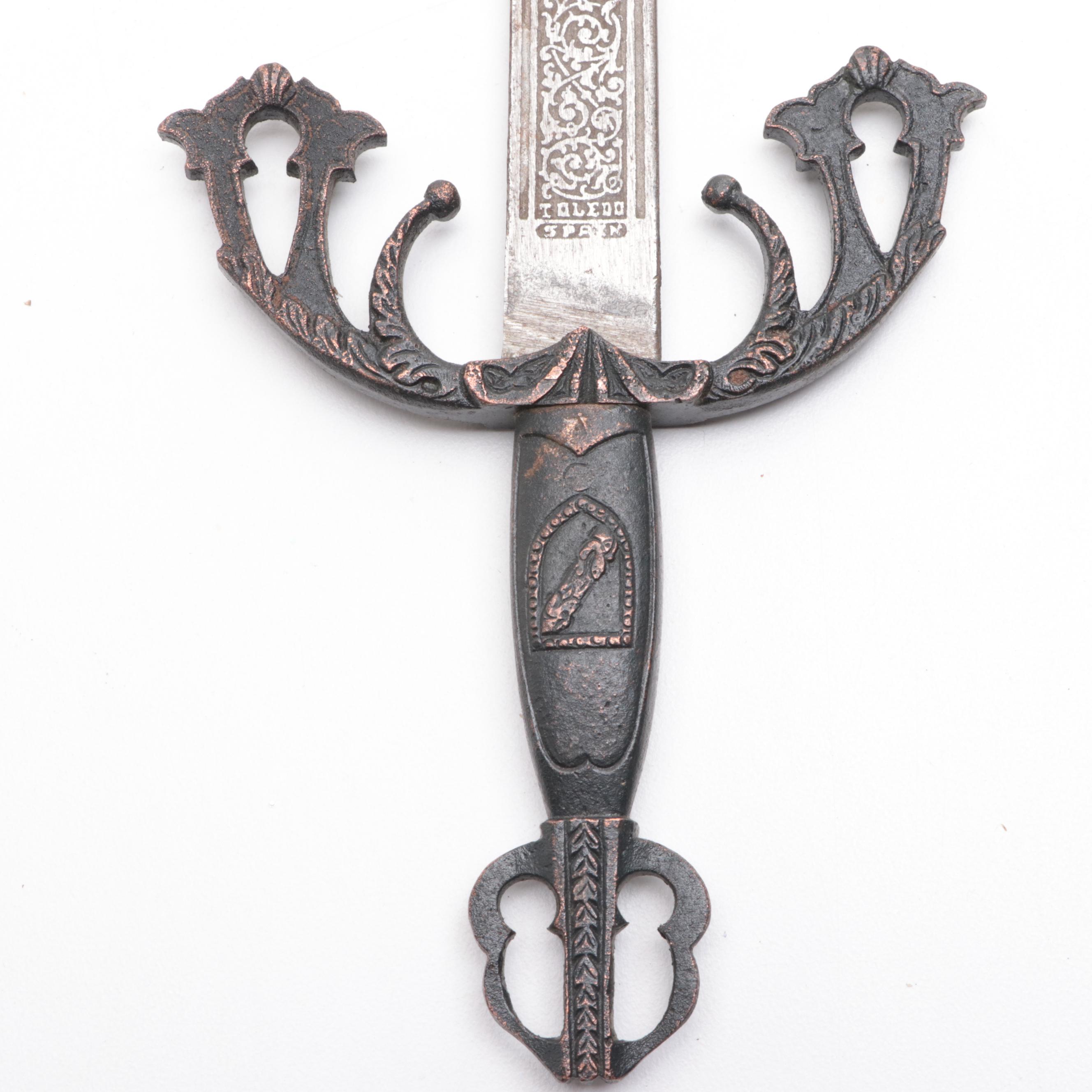 Fantasy Sword Letter Opener, Heraldic Shield Plaque, Medals, and More