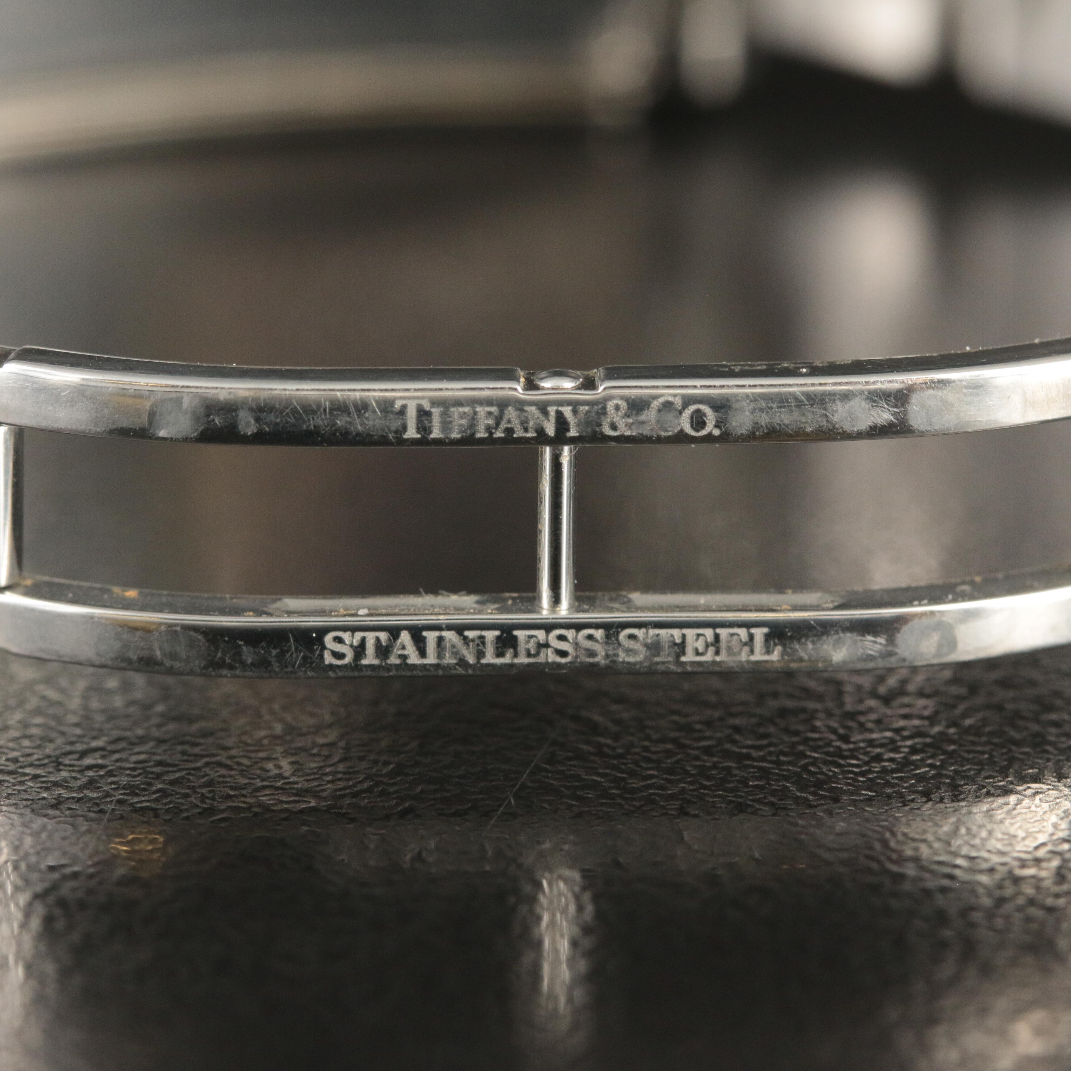 Tiffany & Co. Resonator Diamond Bezel, Tank-Style Quartz Watch