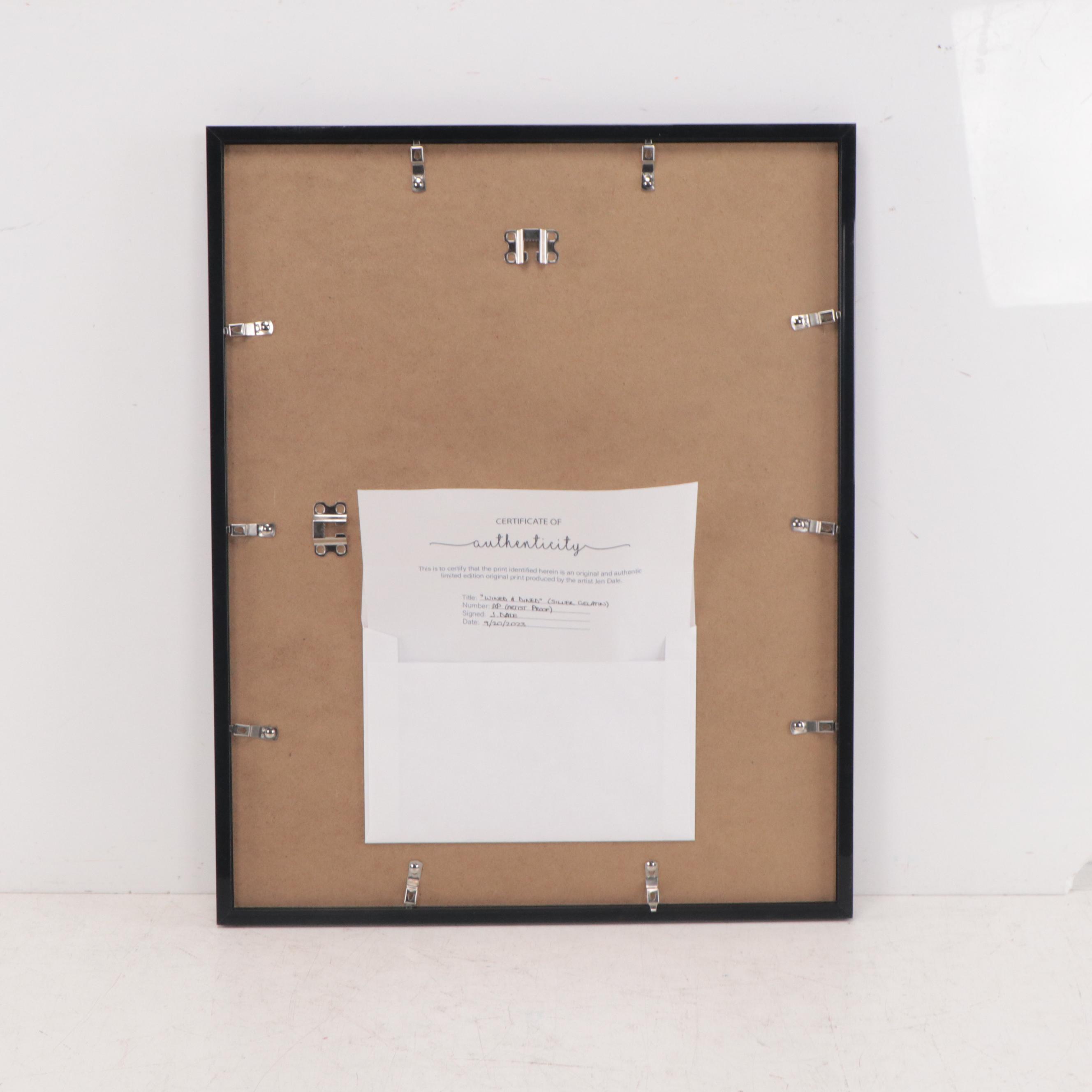 Jen Dale Silver Gelatin Print "Wined & Dined," 2023