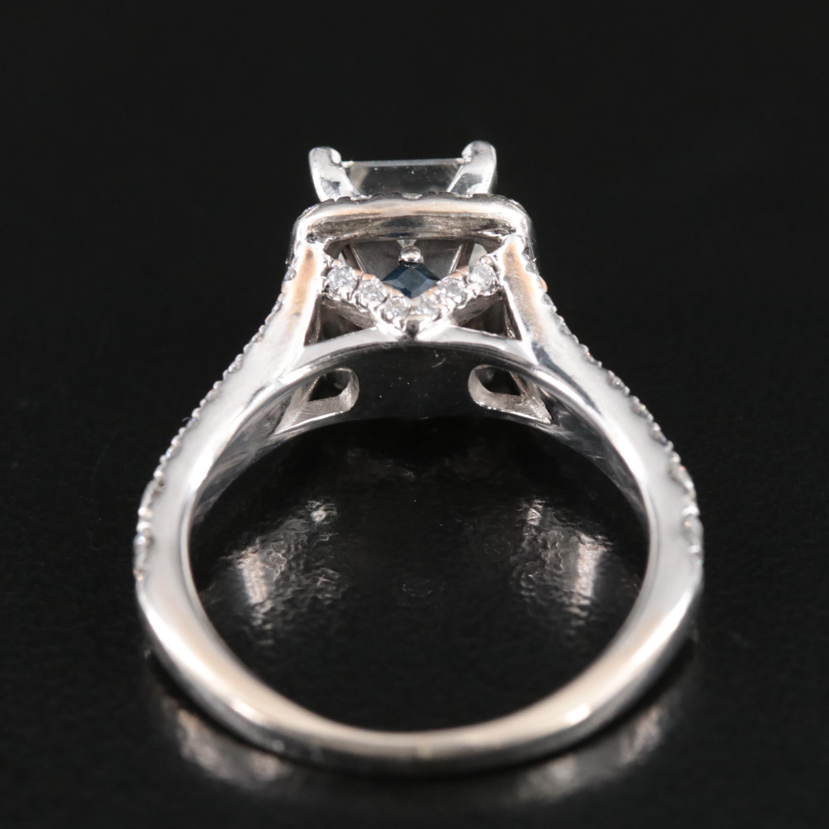 Vera Wang "Love" 14K 2.41 CTW Diamond Ring with GIA Report