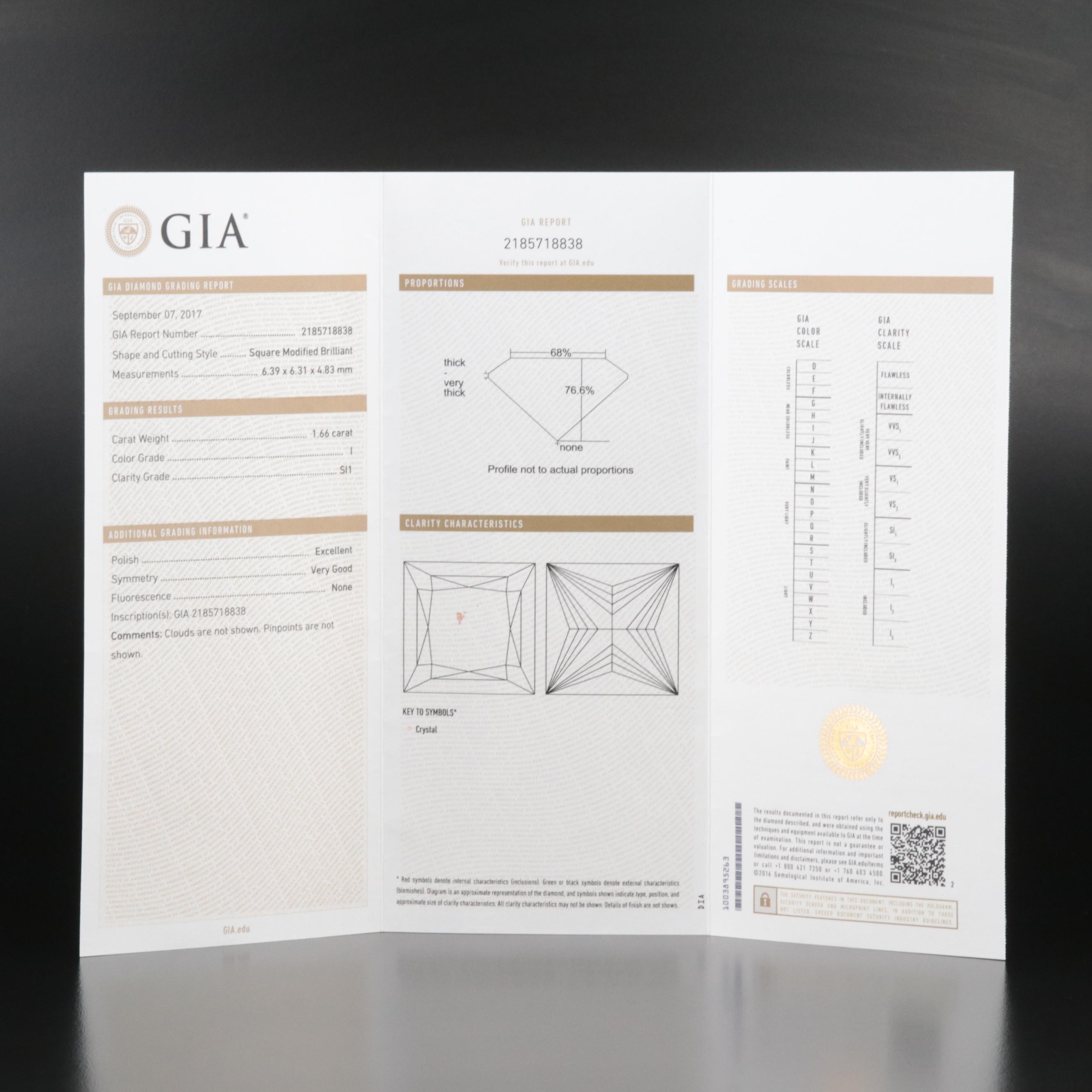 Vera Wang "Love" 14K 2.41 CTW Diamond Ring with GIA Report