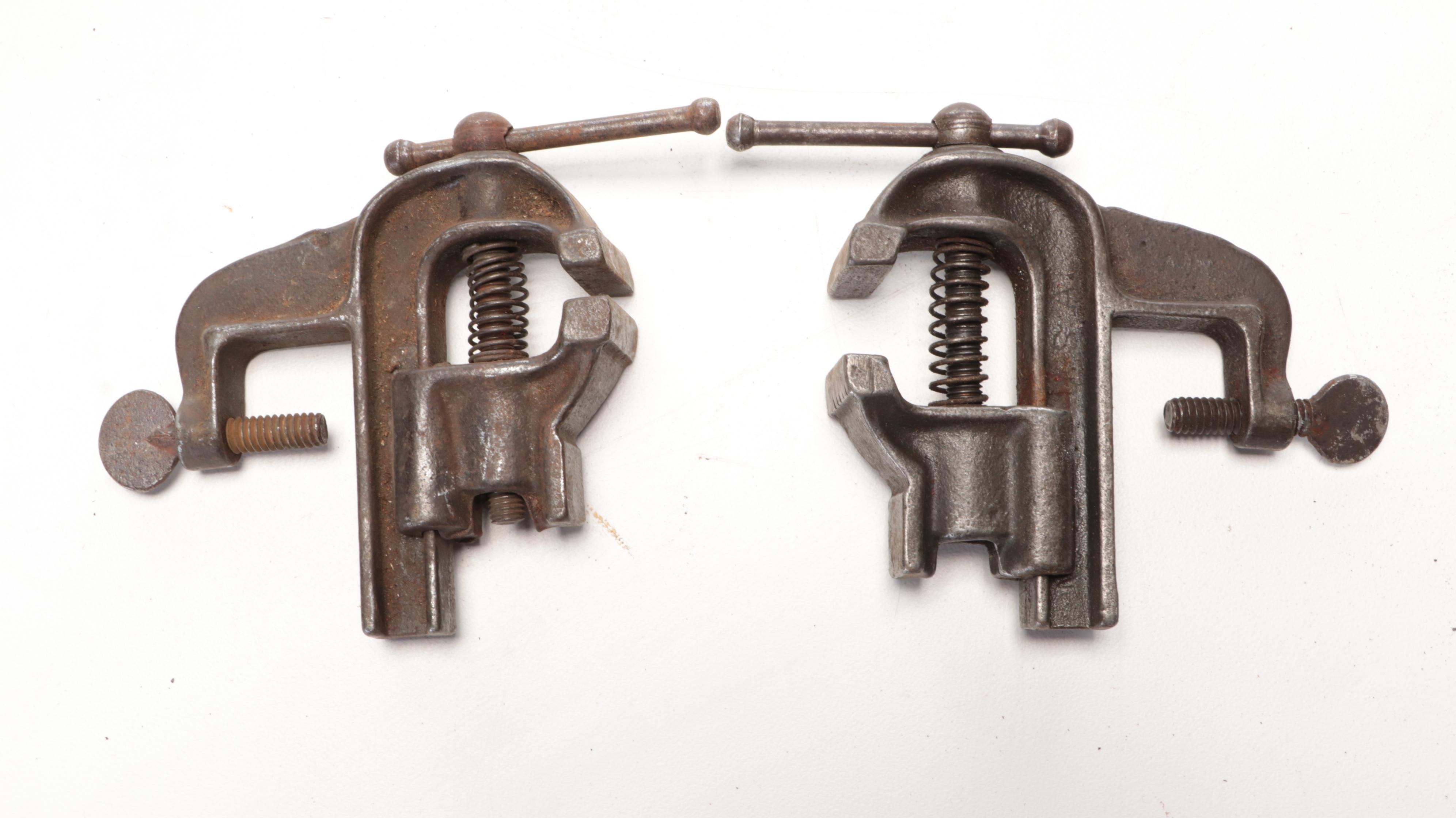 The Hamilton Nutcracker Vice with Cast Iron Bench Vices