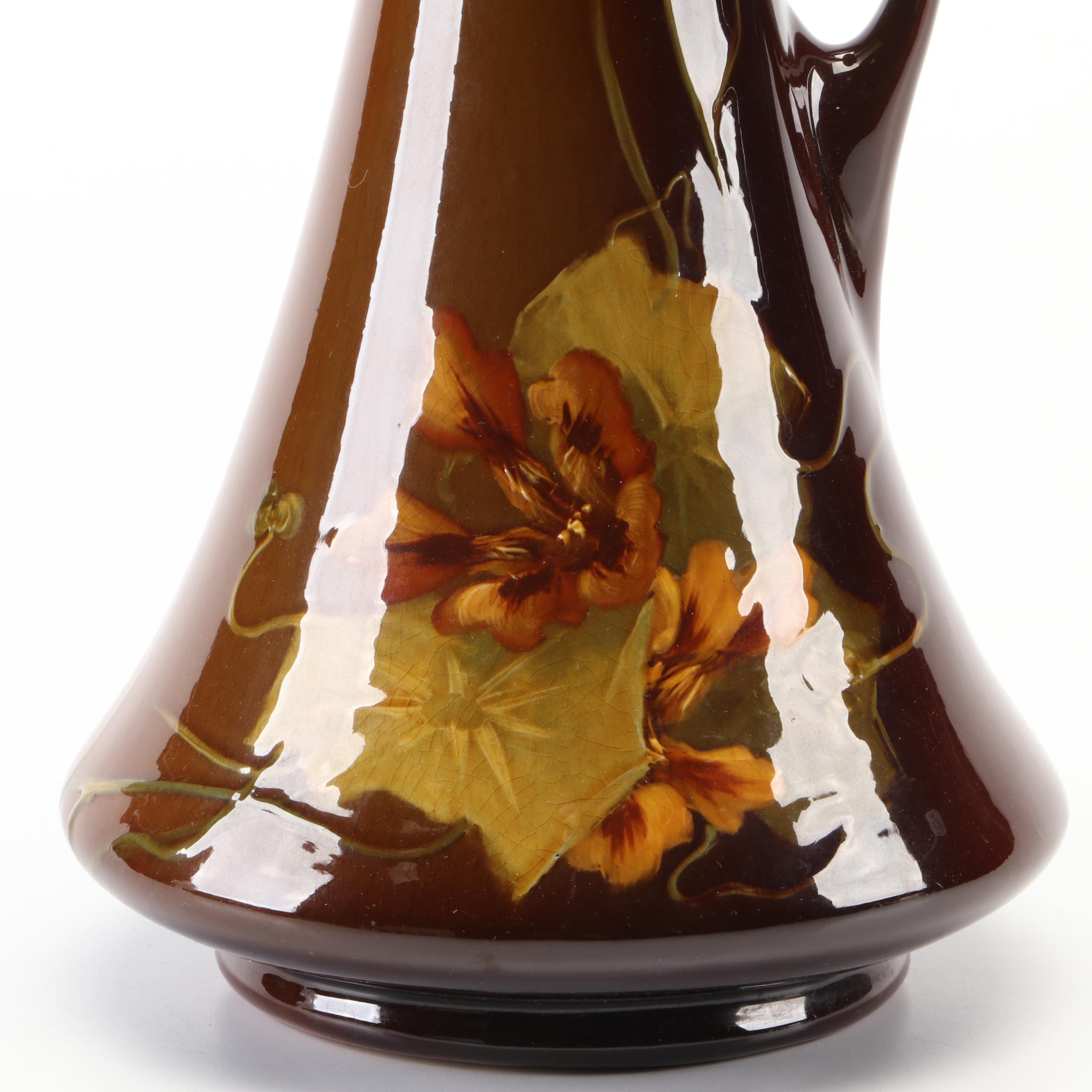 Roseville Pottery "Rozane" Ceramic Pitcher, Early 20th Century