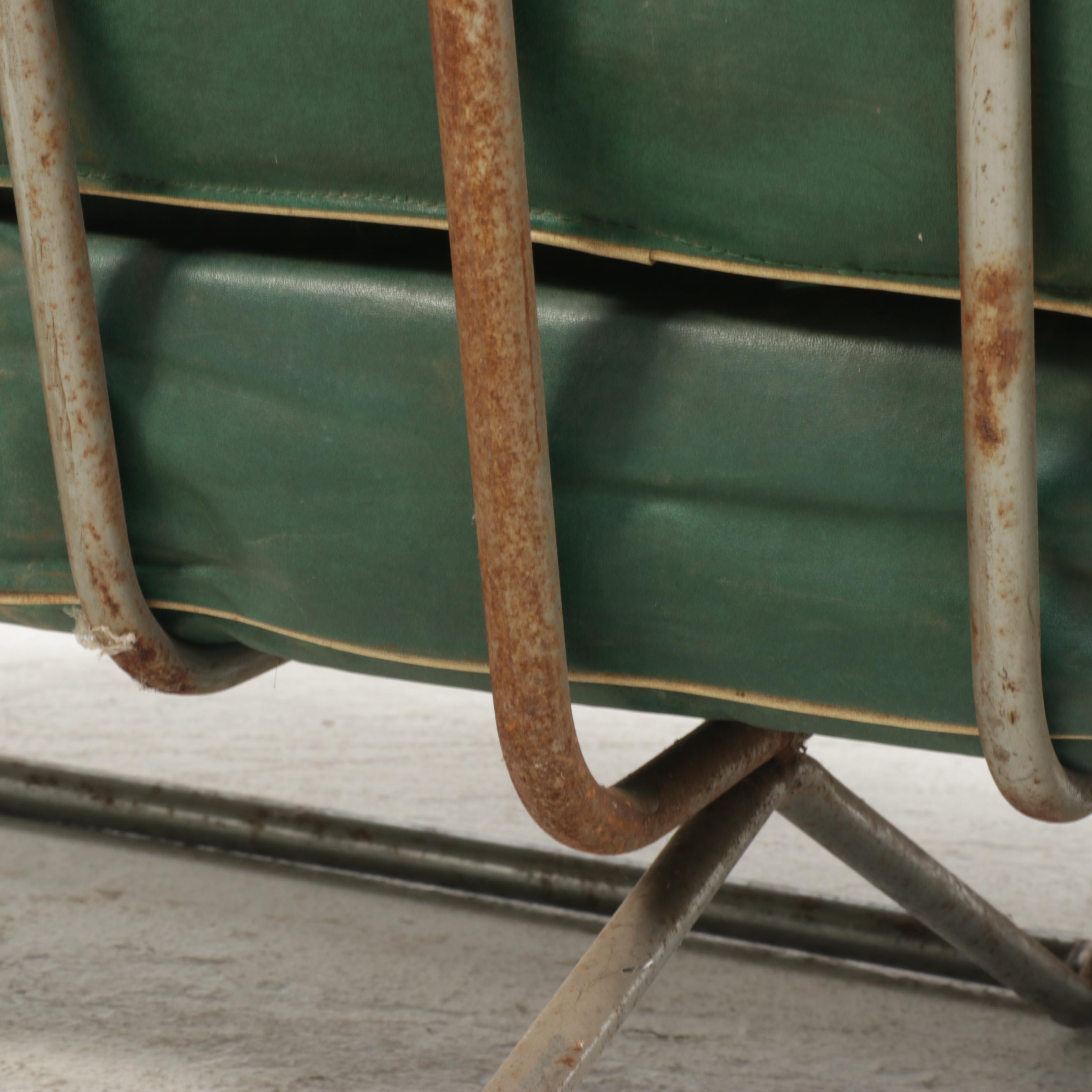 Kem Weber for Lloyd Art Deco Tubular Chrome Framed Sofa, Early 20th Century