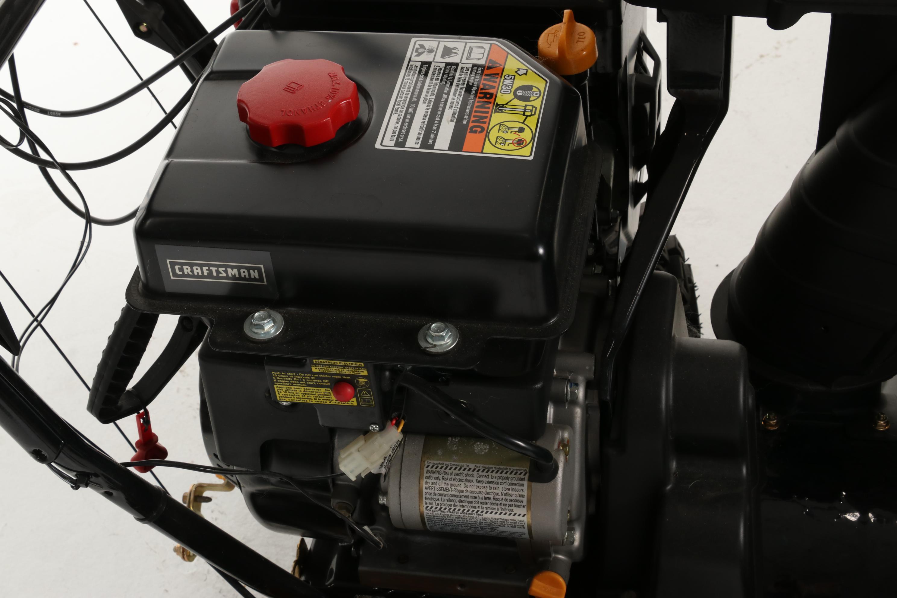 Craftsman 28" Clearing Width Electric Start Snow Blower