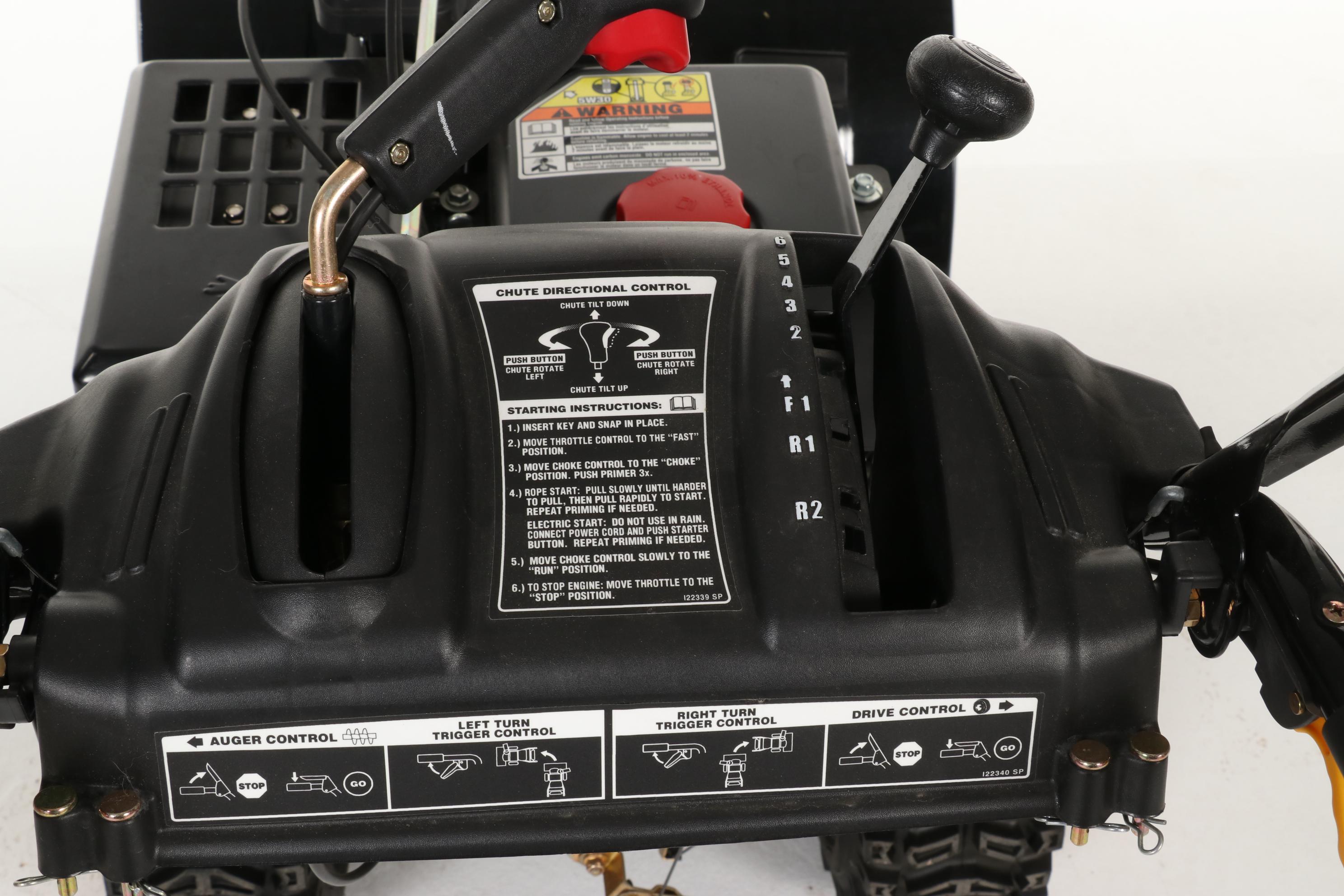 Craftsman 28" Clearing Width Electric Start Snow Blower