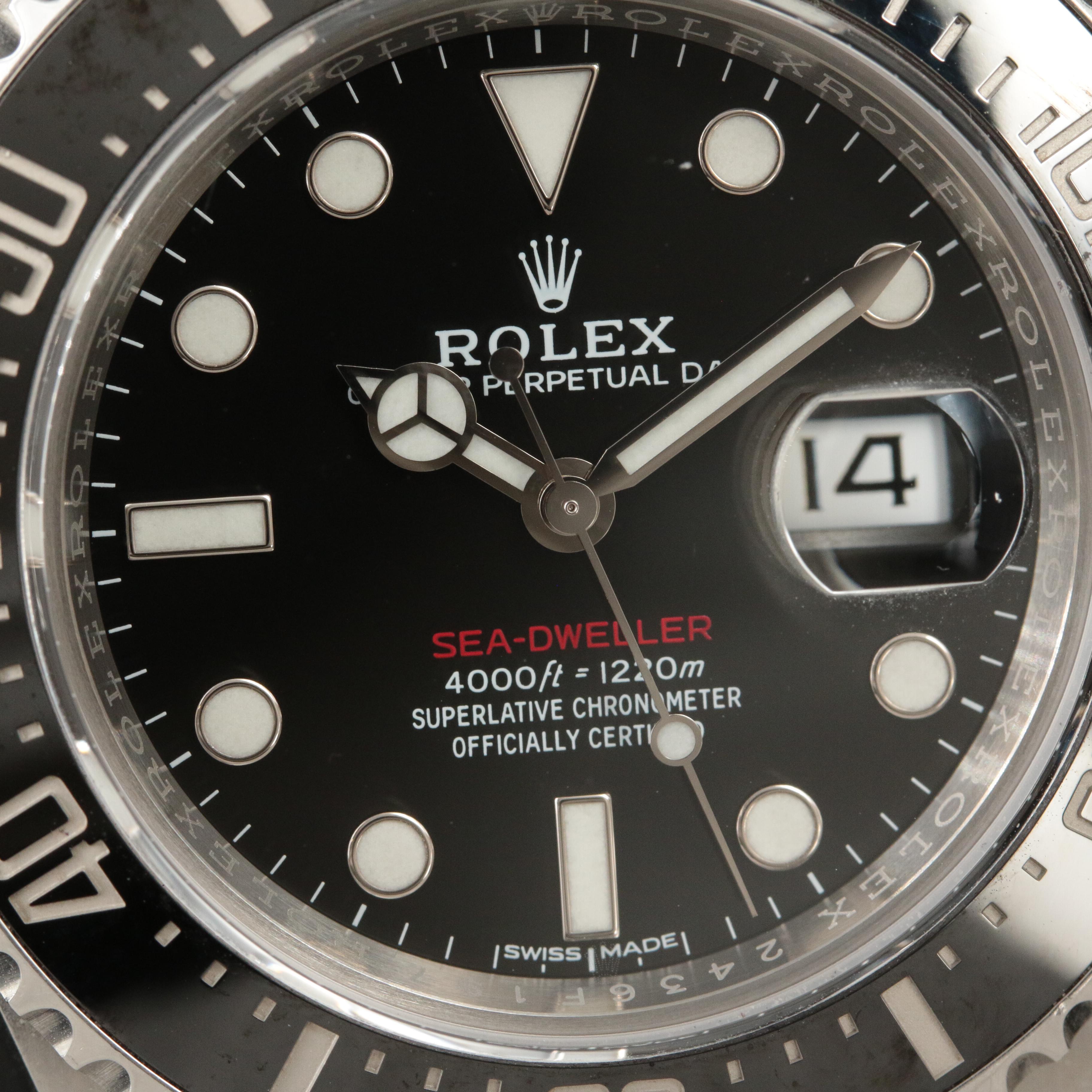 Rolex Sea-Dweller Red Oyster Perpetual Date Watch