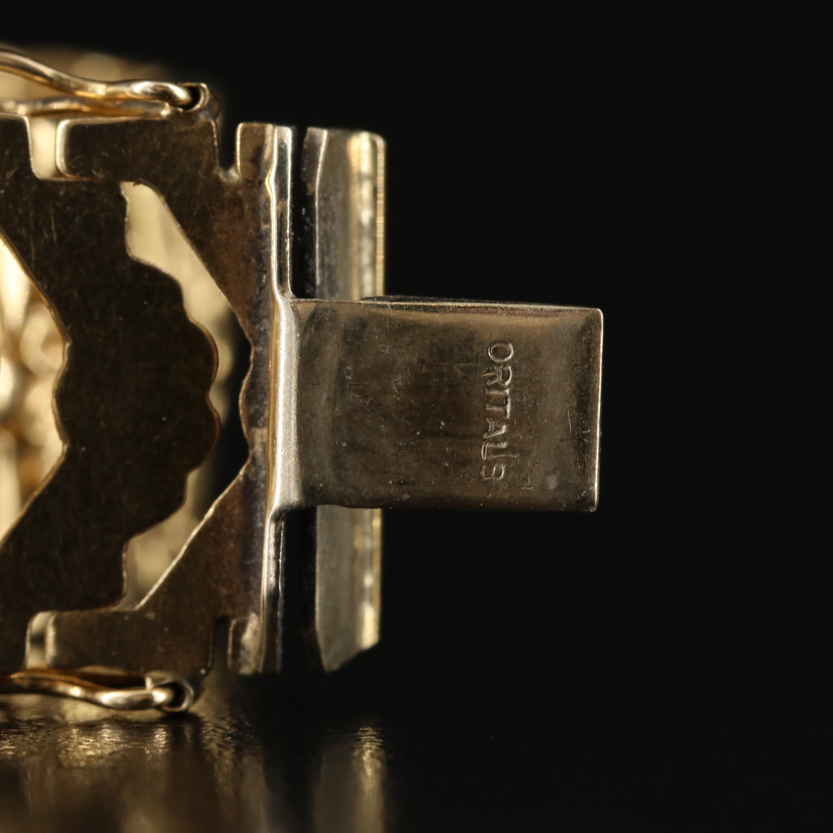 Italian 14K Fancy Link Bracelet