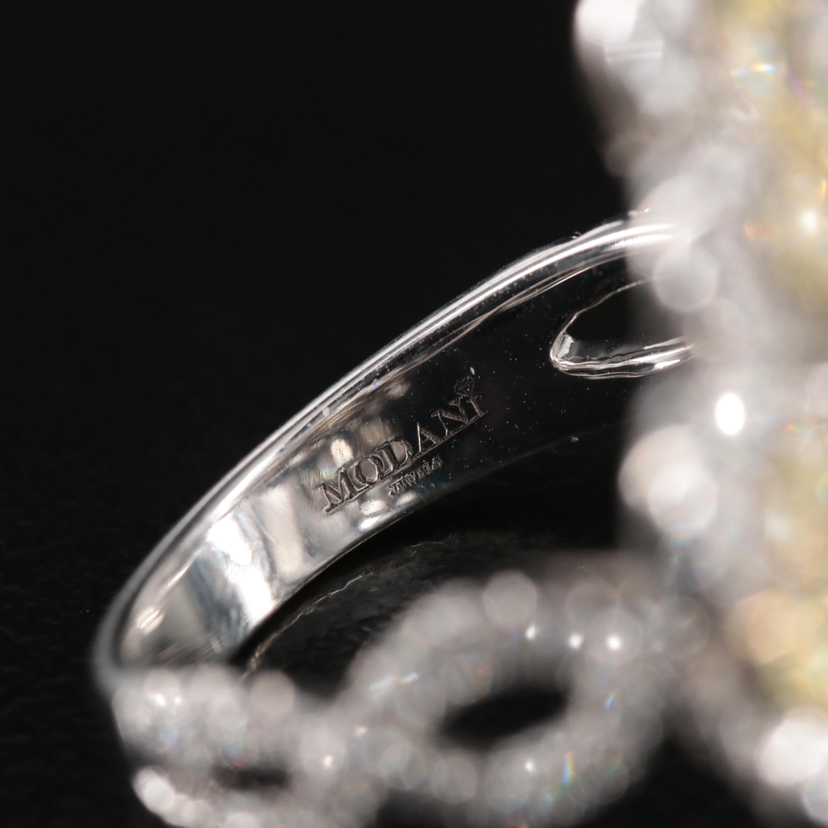 Modani Jewels 18K 3.08 CTW Diamond Ring Including Fancy Color Diamonds