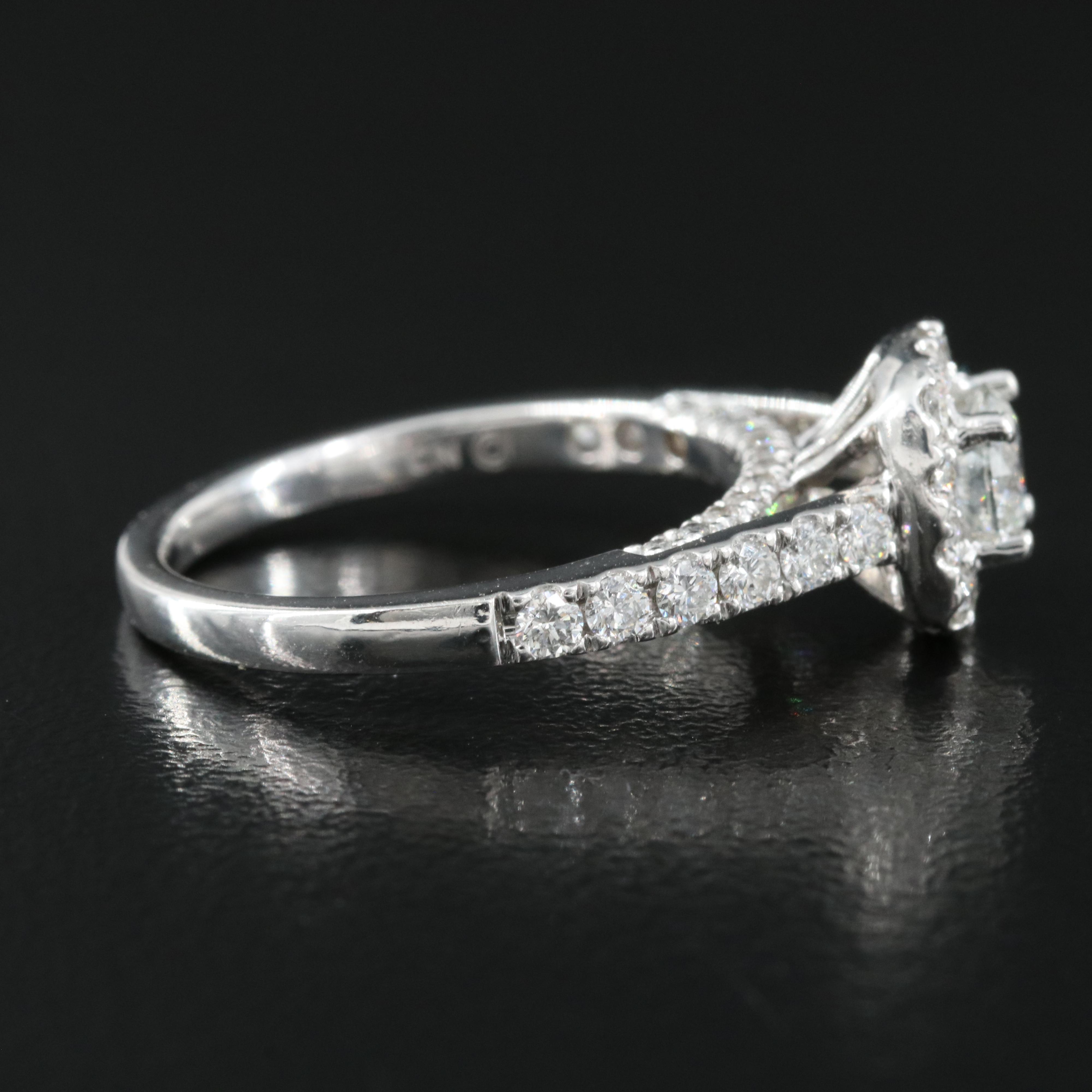 14K 1.19 CTW Diamond Ring
