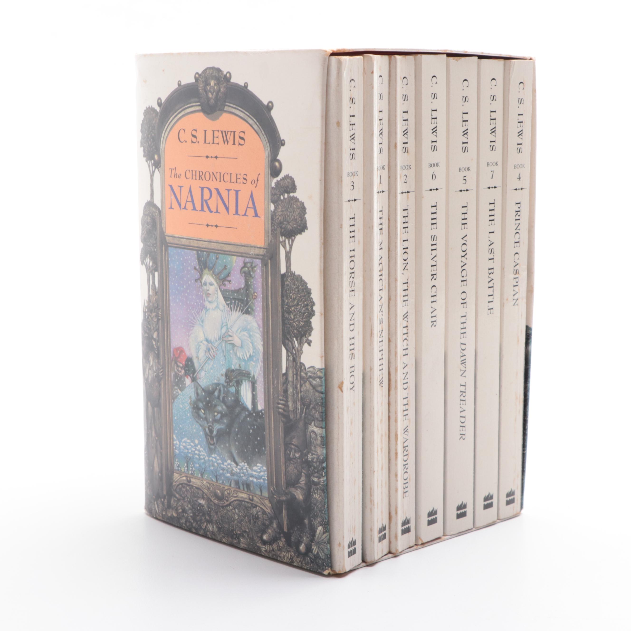 "The Chronicles of Narnia" Complete Series Box Set by C. S. Lewis, 1994
