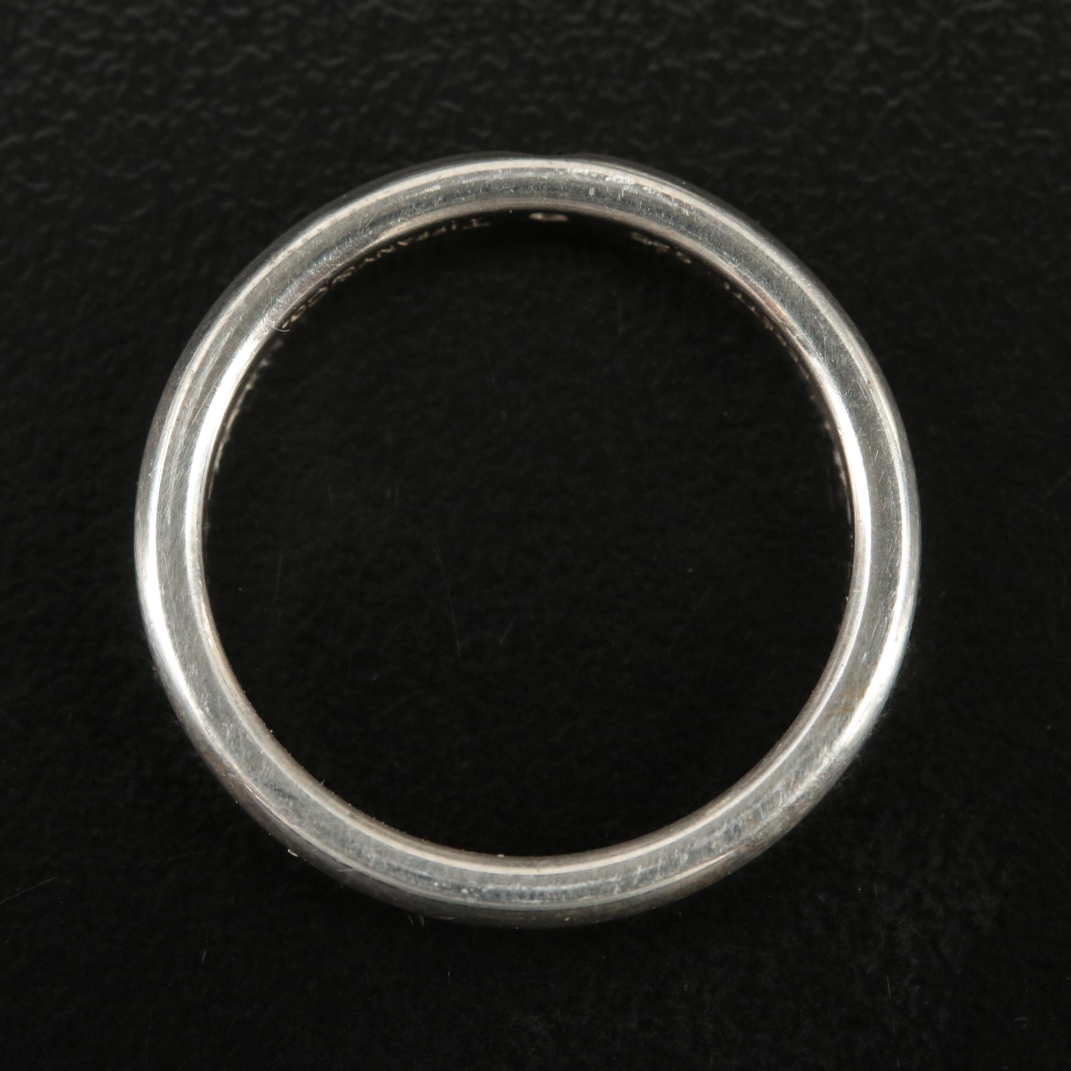 Elsa Peretti for Tiffany & Co. Sterling Tsavorite Stacking Ring