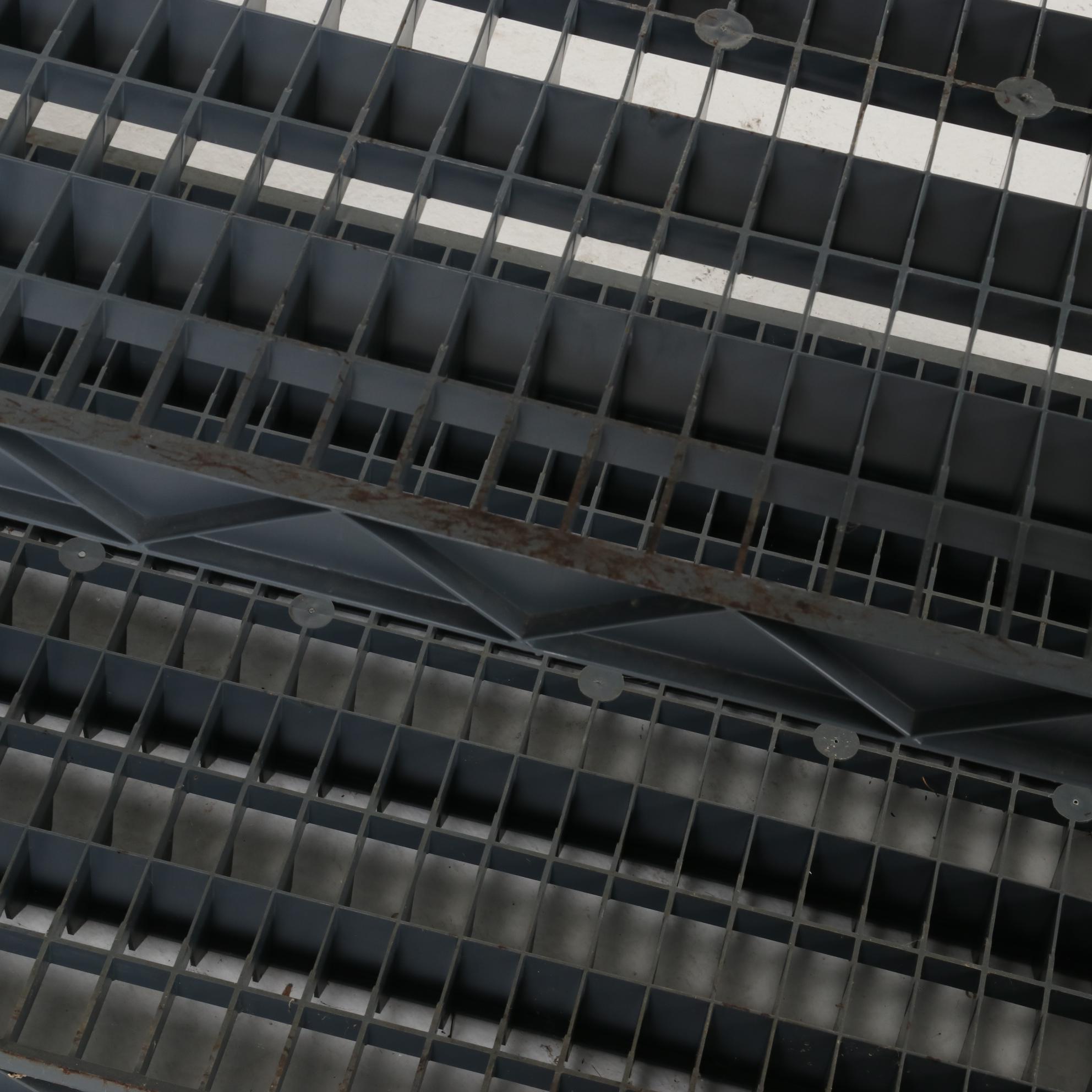 Three Modular Plastic Shelving Units