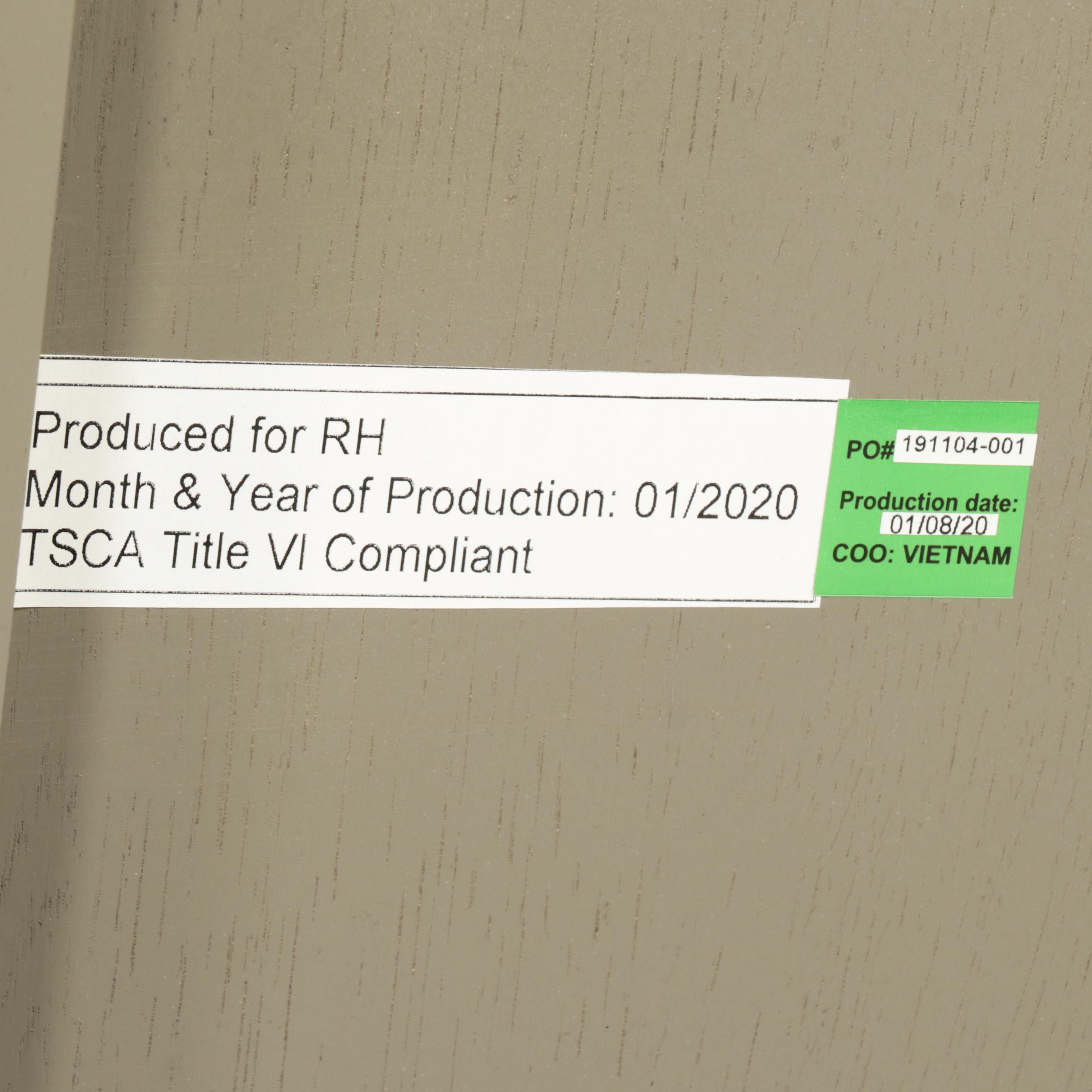 Restoration Hardware Oak Finish Coffee Table