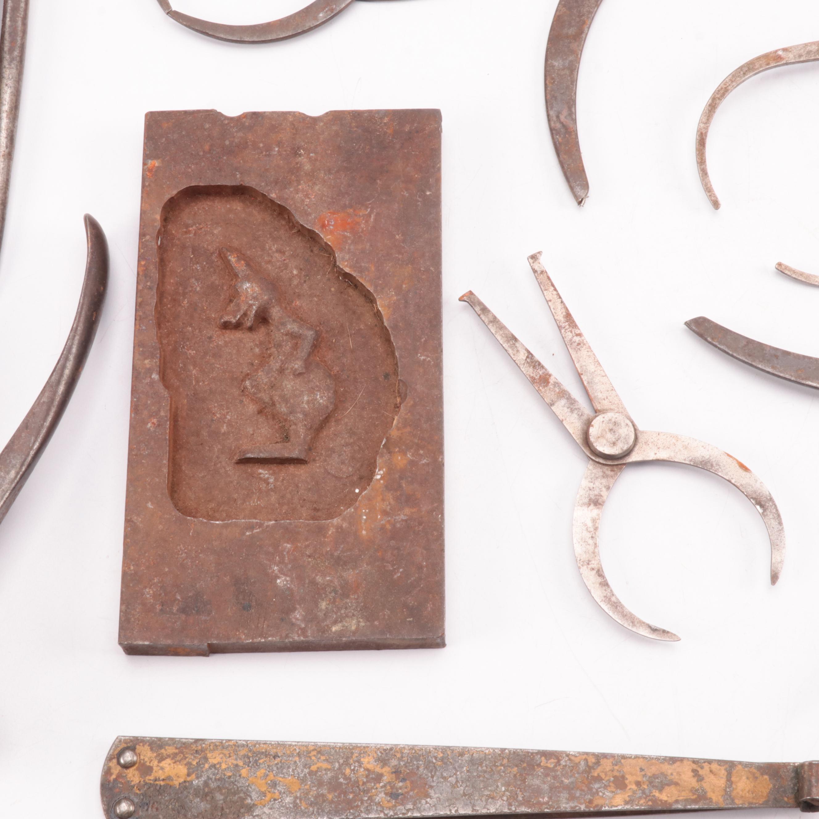 Iron Compasses, Calipers and More Machinist Tools