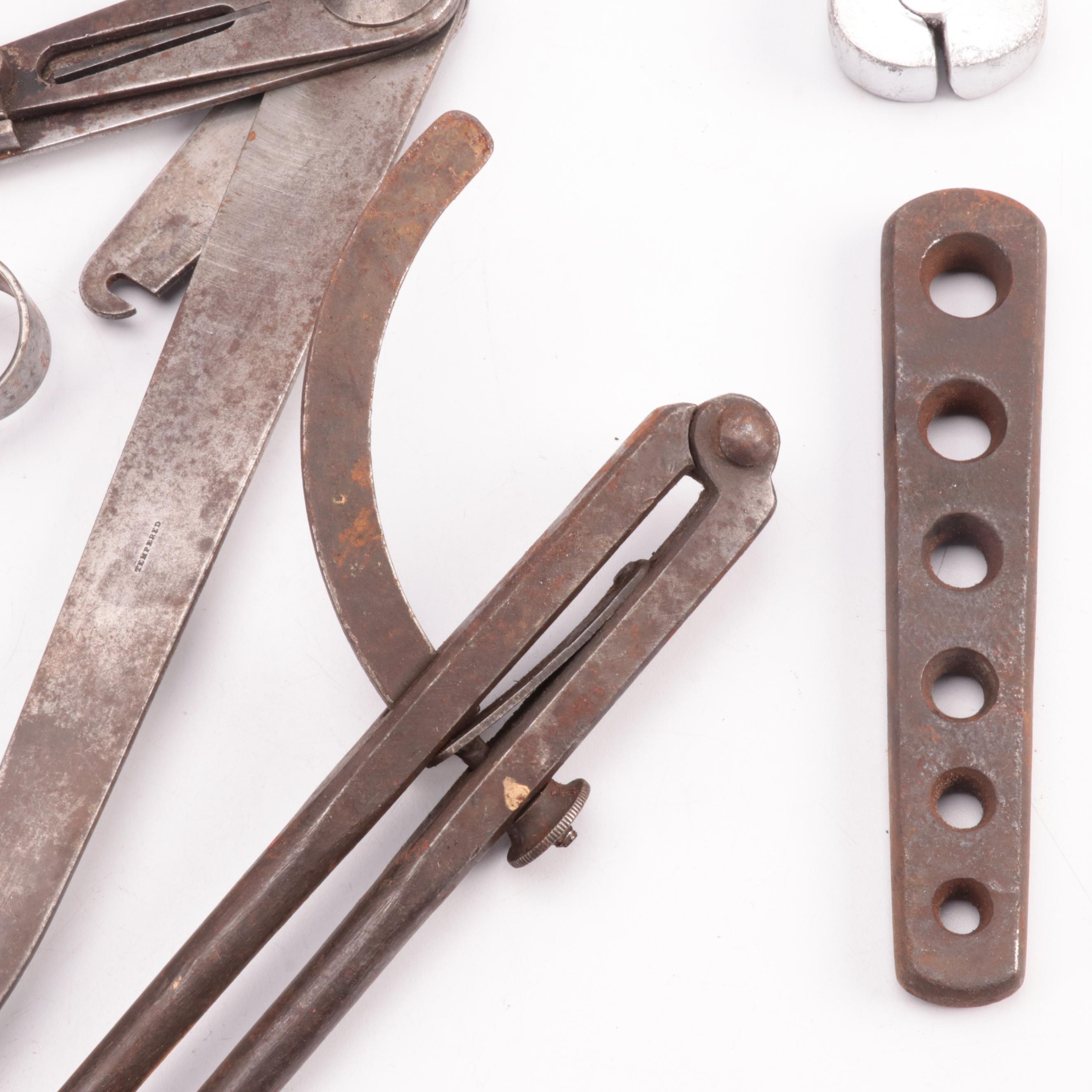 Iron Compasses, Calipers and More Machinist Tools