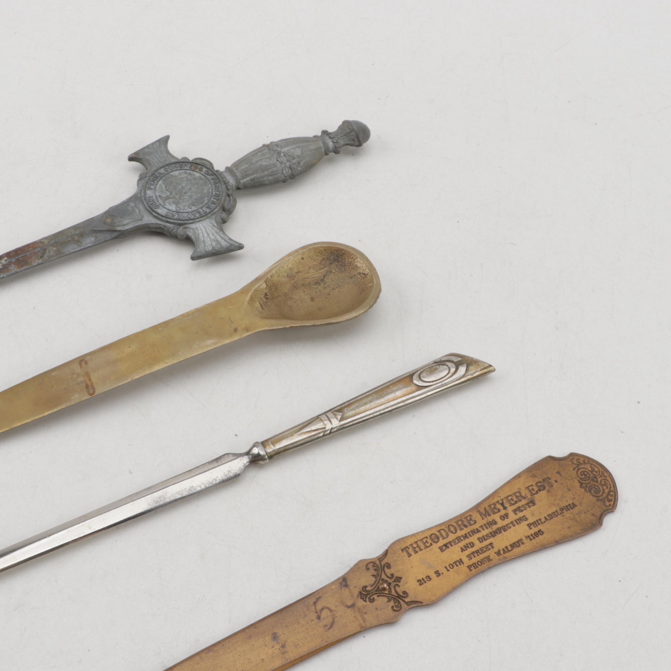 Metal Arts Co. Bronze Letter Opener with Other Letter Openers and More