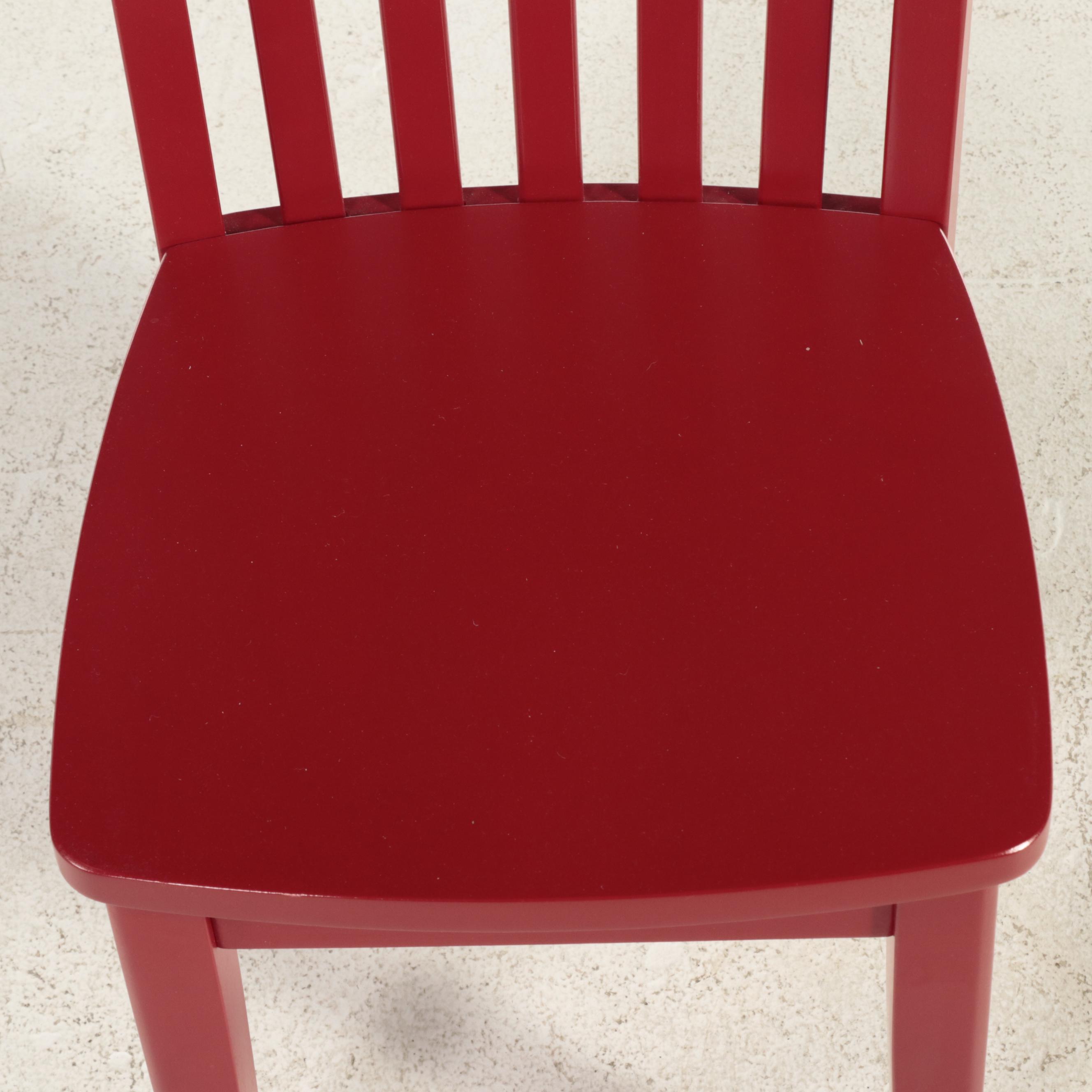 Pottery Barn Kids Retro Red Chairs and Table