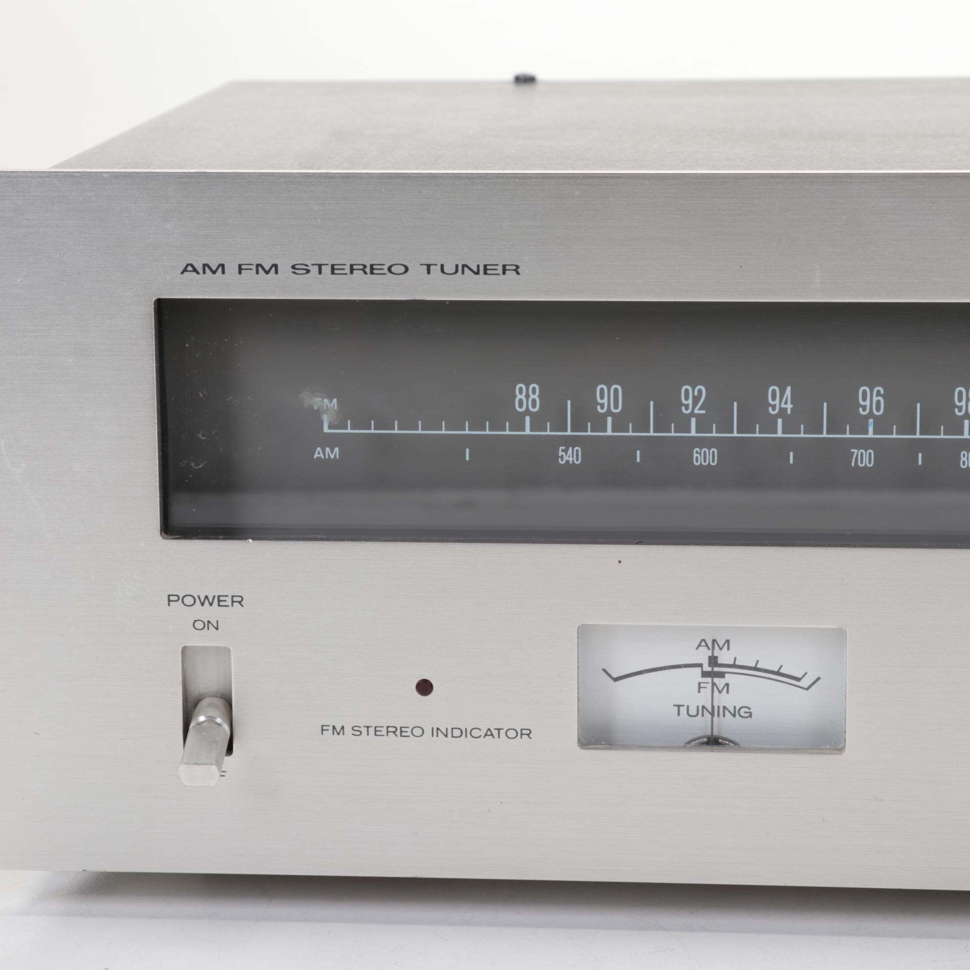 Stereo System with Kenwood Amplifier and Tuner and Denon CD Changer