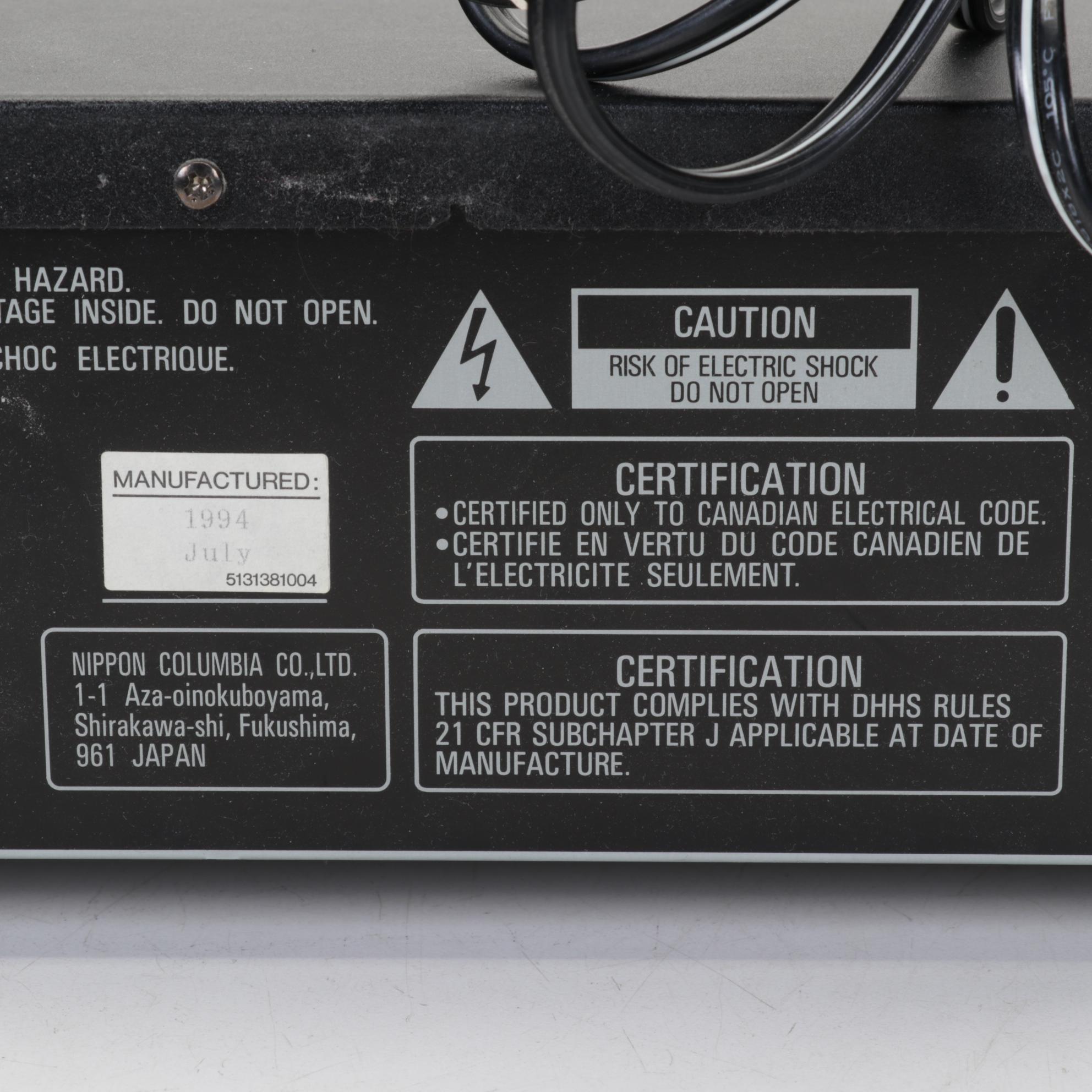 Stereo System with Kenwood Amplifier and Tuner and Denon CD Changer