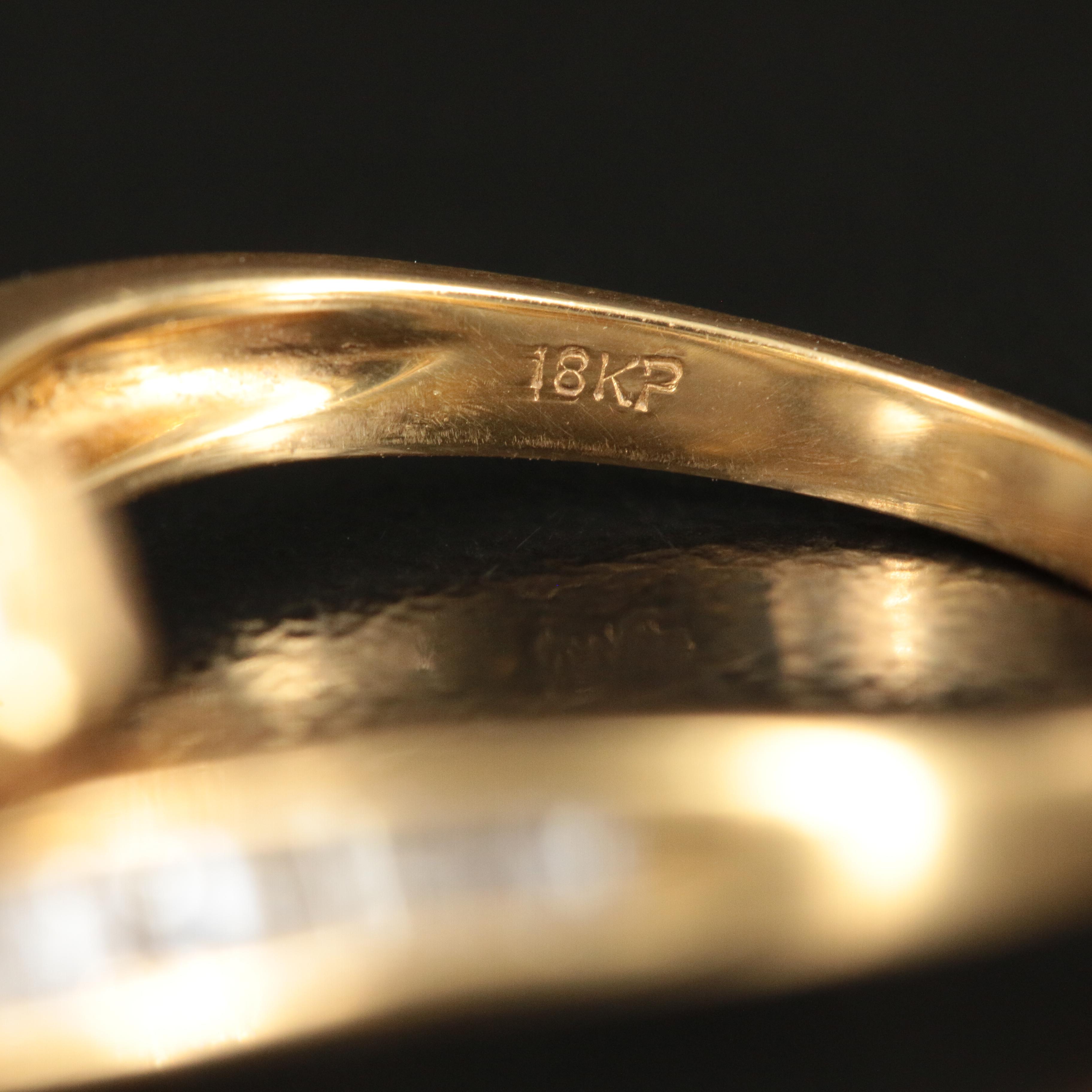 18K Diamond Ribbon Ring