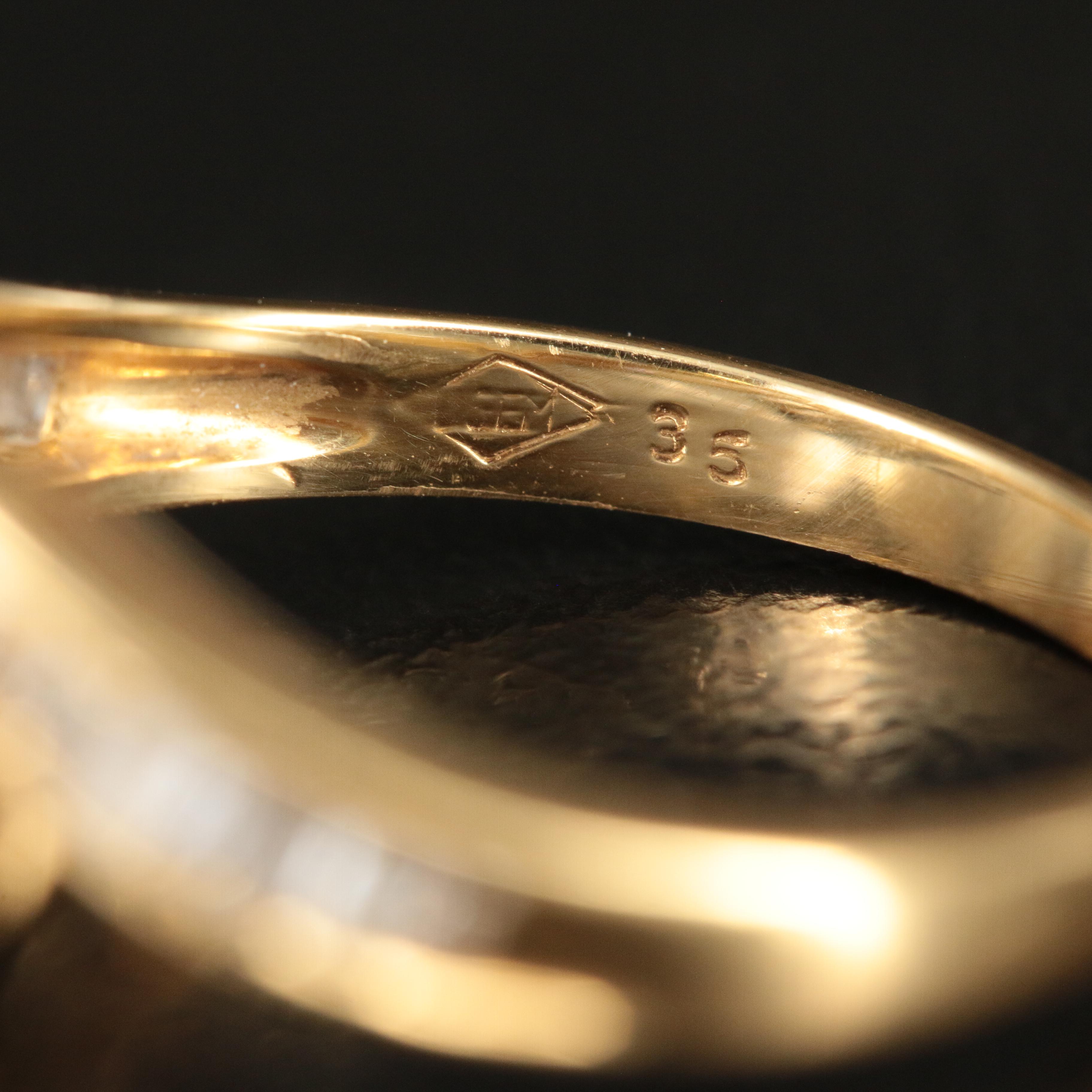 18K Diamond Ribbon Ring